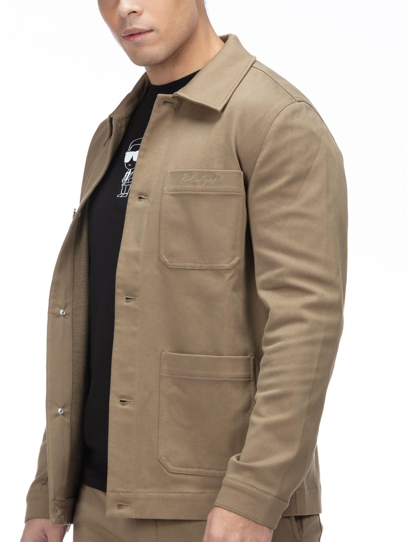 Sobrecamisa safari Verde Karl Lagerfeld-4