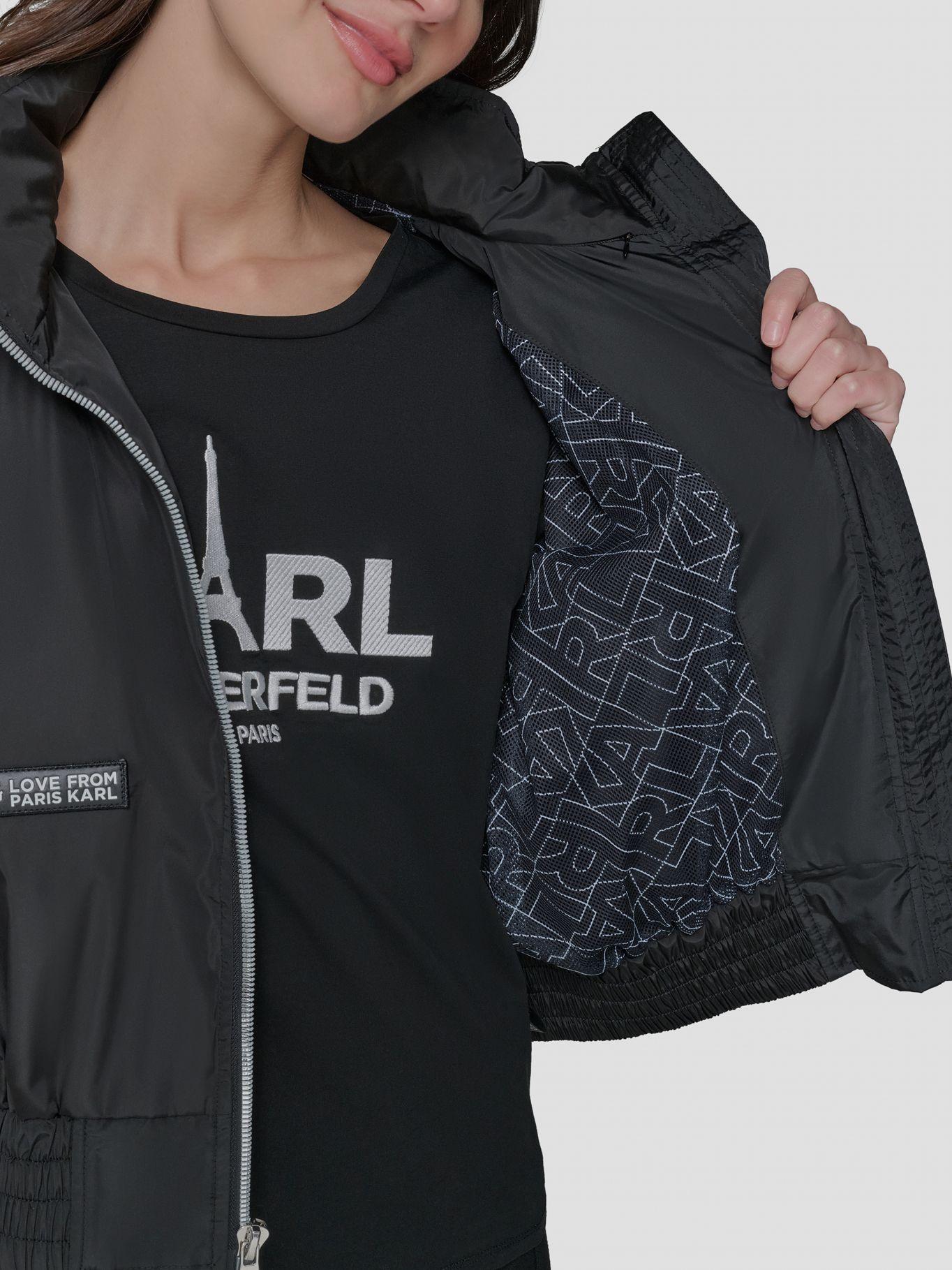 Chaqueta con parches distintivos Negro Karl Lagerfeld-6