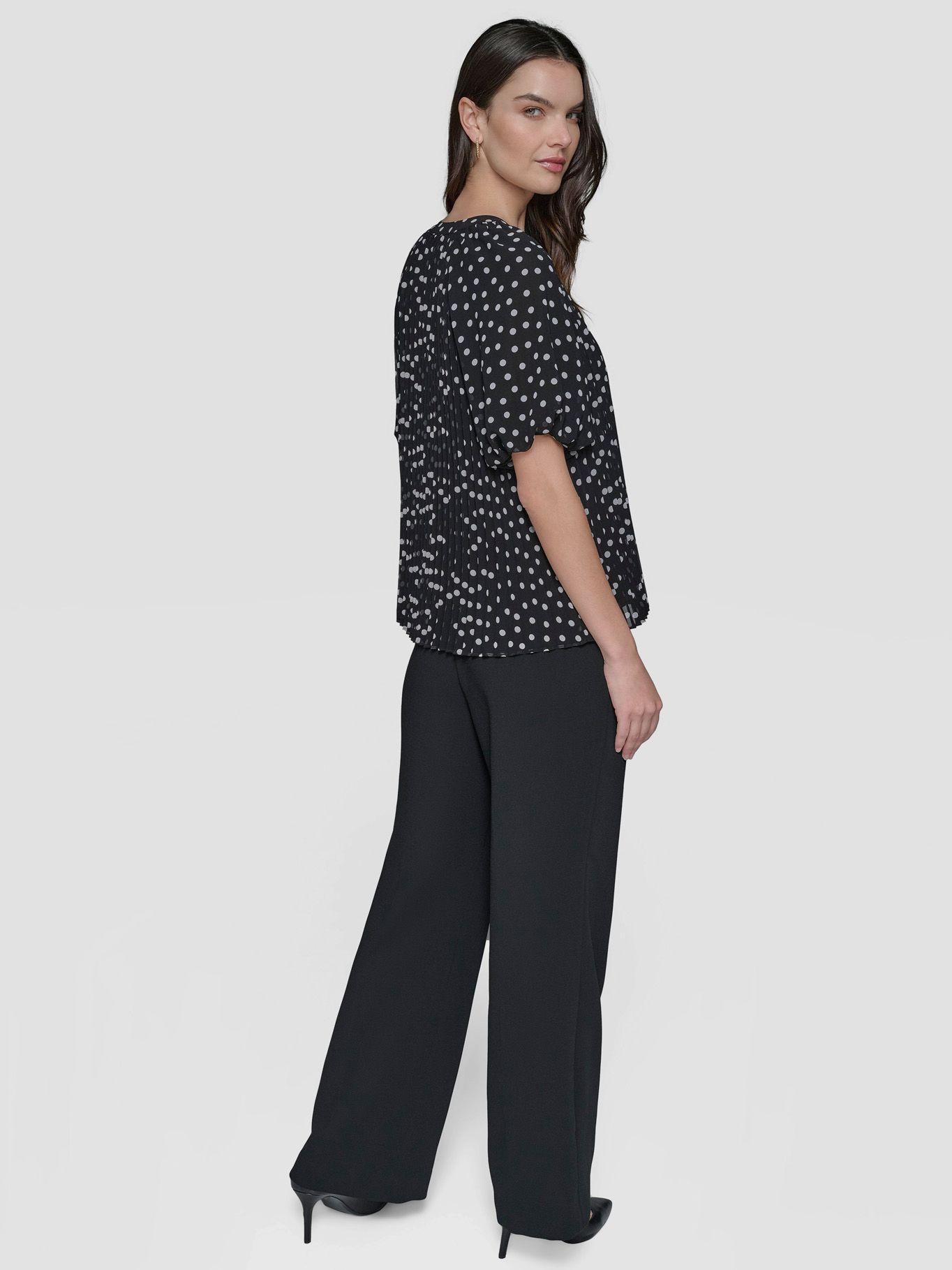 Blusa chiffon con pliegues-2