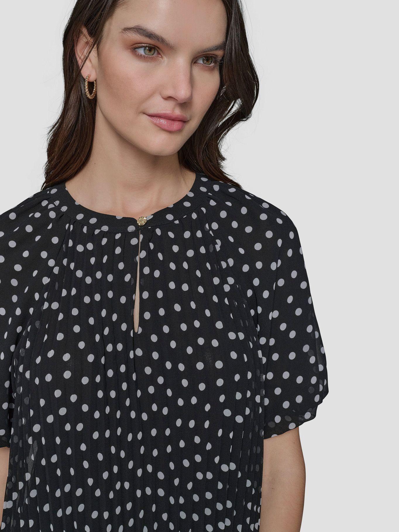 Blusa chiffon con pliegues-4