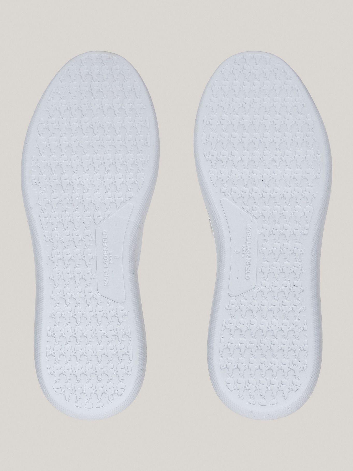 Zapatillas con parche de KARL Blanco-3