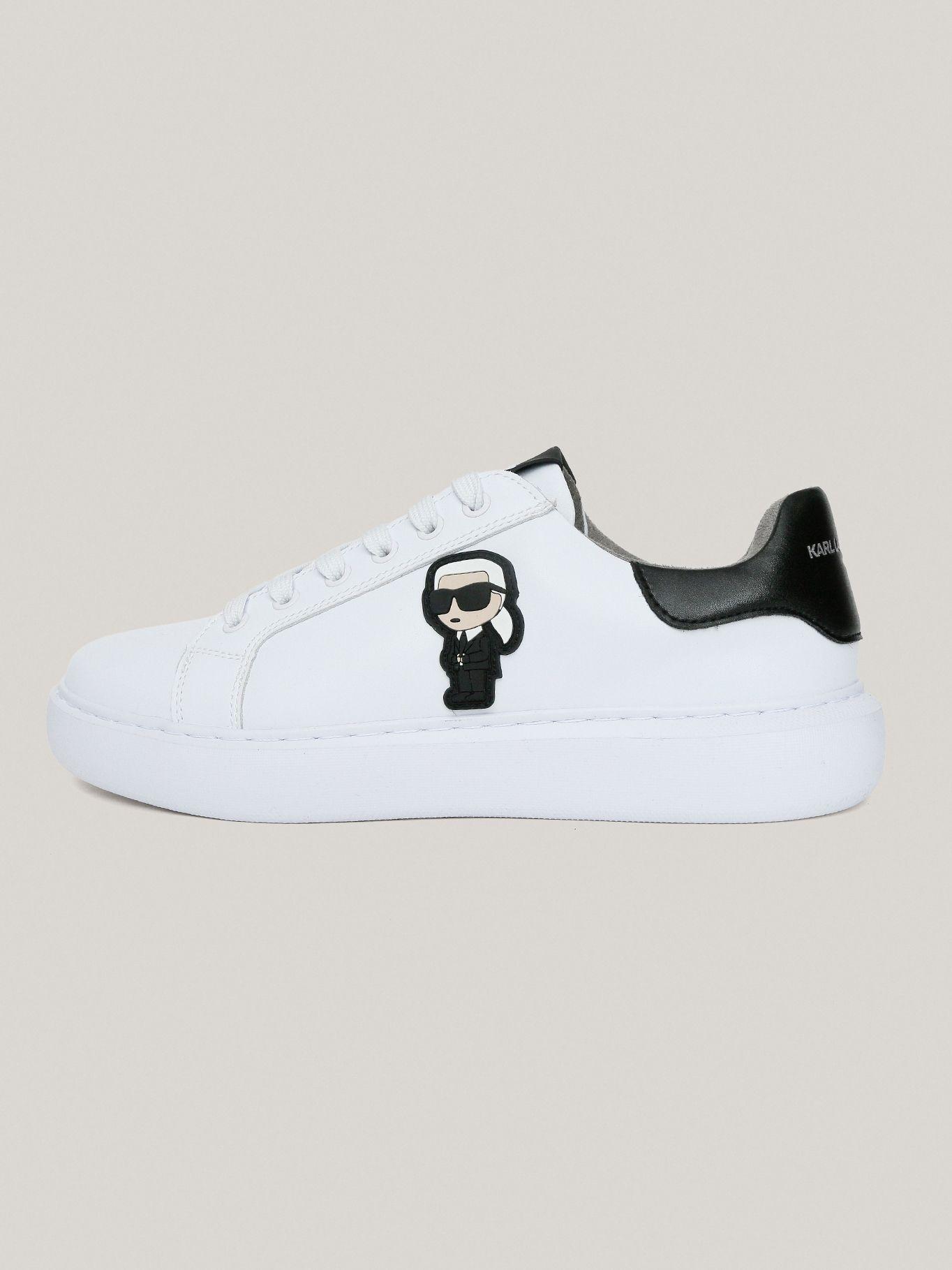 Zapatillas con parche de KARL Blanco-5