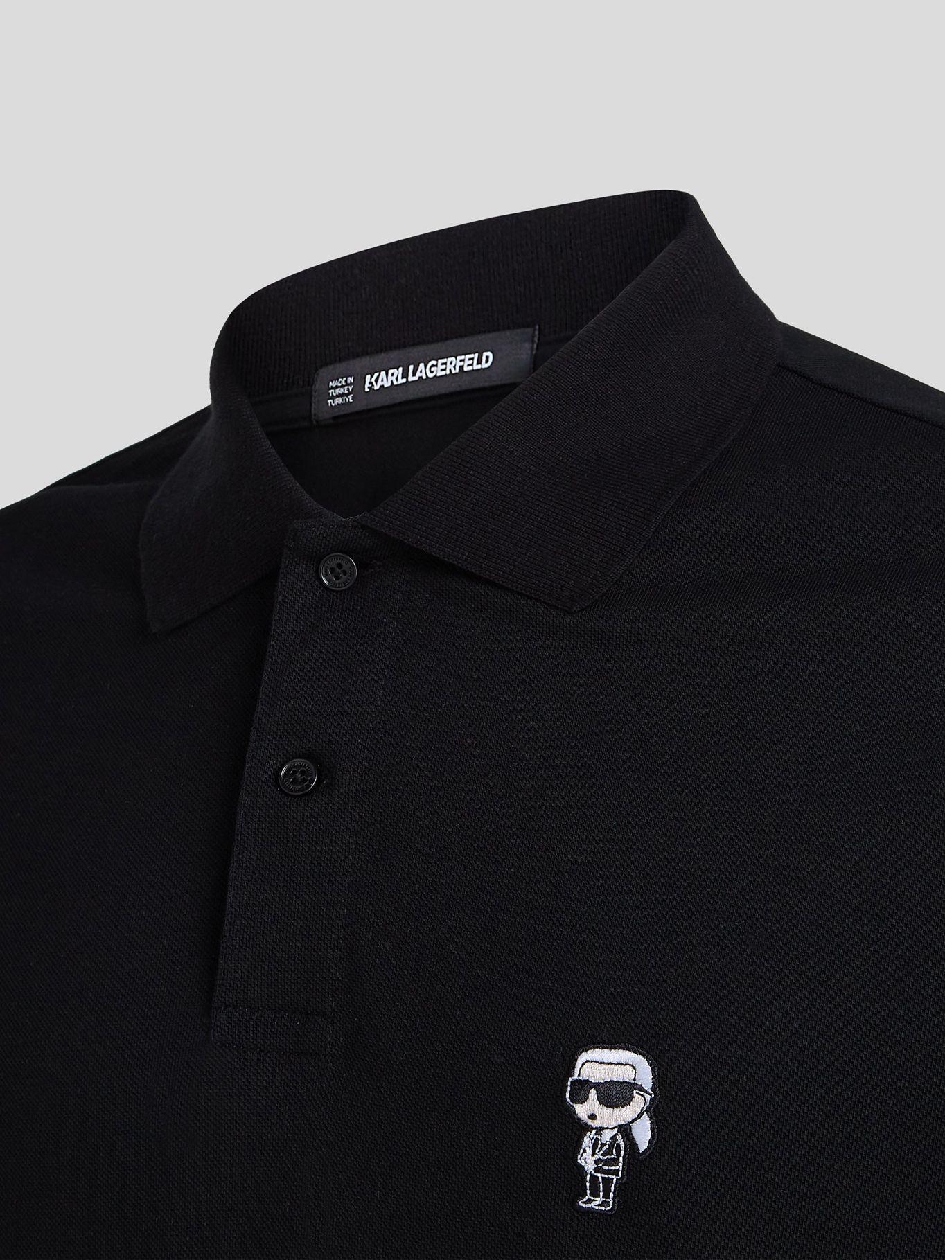 Polo con IKON KARL bordado Negro Karl Lagerfeld-2