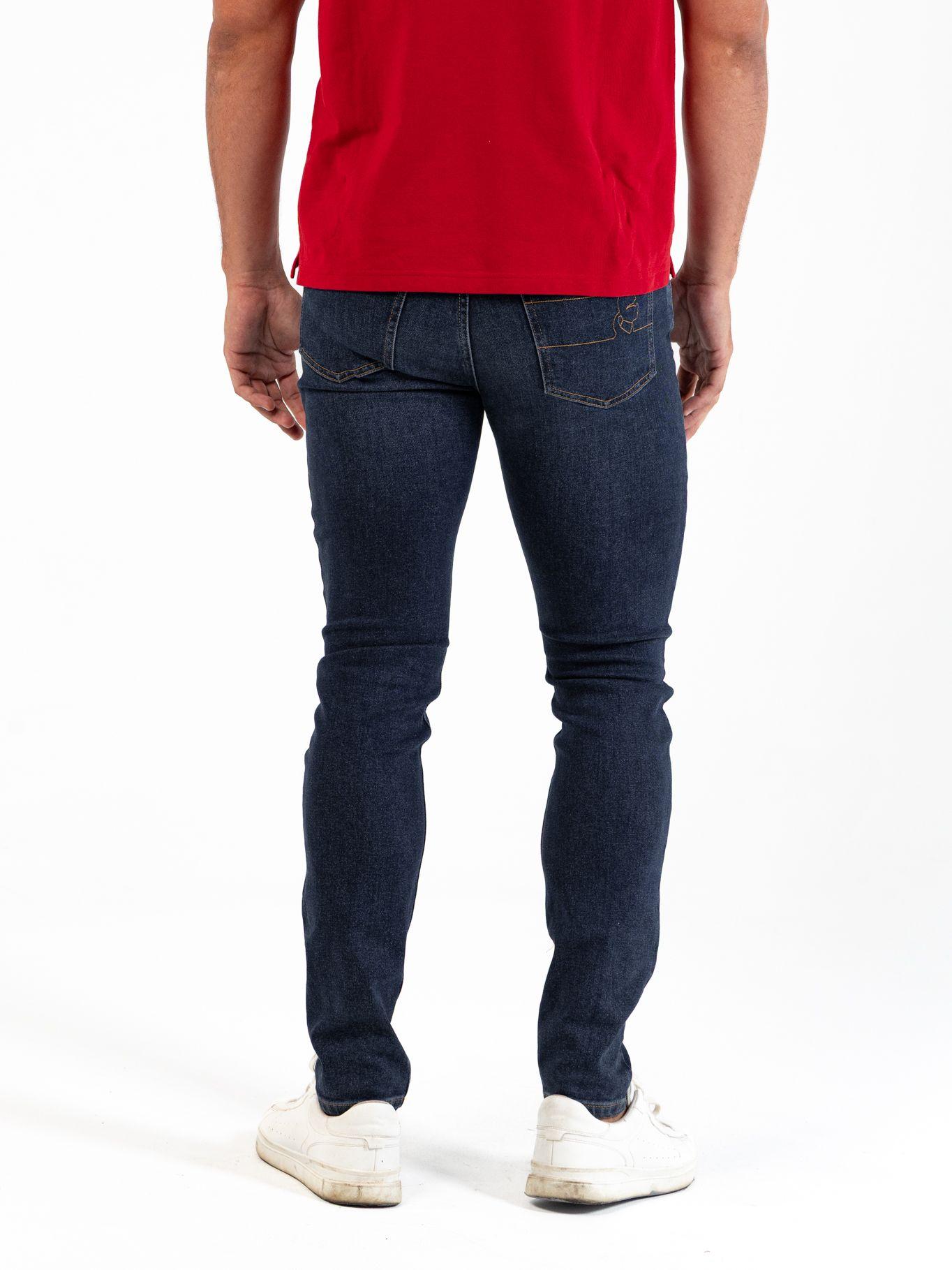 Jeans skinny azul oscuro Azul Karl Lagerfeld-3