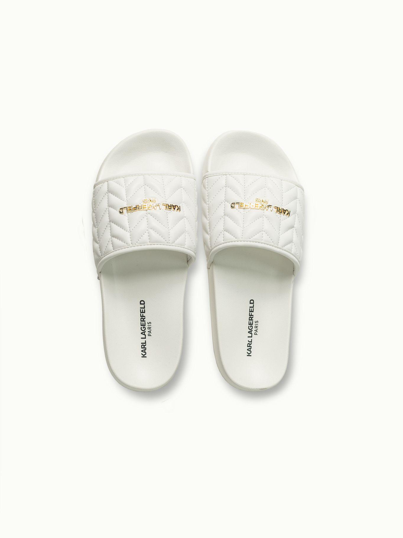 Sandalias Zo Logoblack acolchadas Blanco Karl Lagerfeld-4