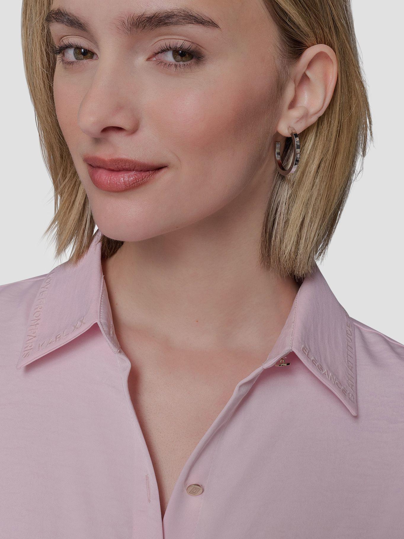 Blusa con lazo delantero Rosado Karl Lagerfeld-3
