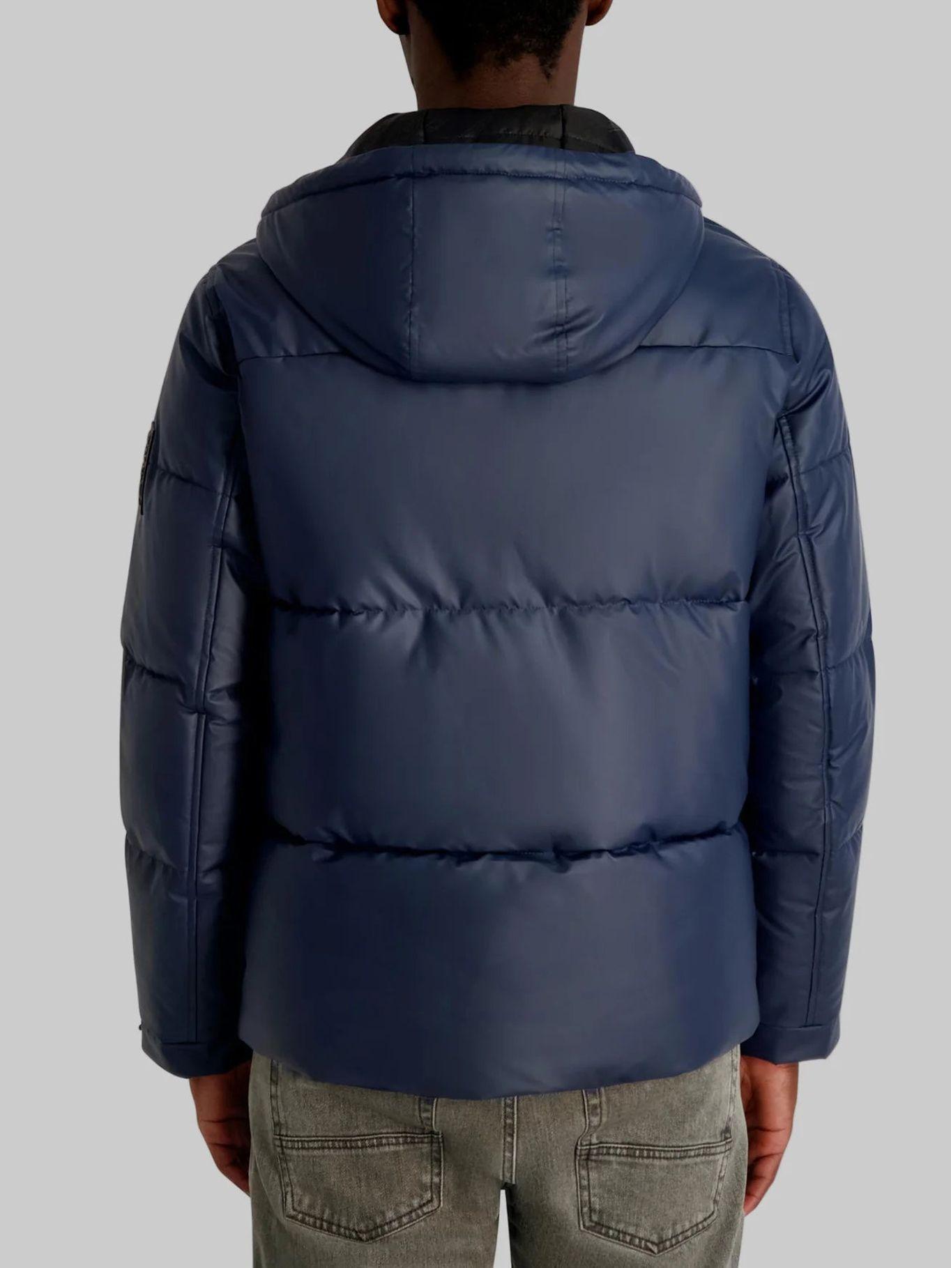 Chaqueta puffer gorro bolsillo Azul Karl Lagerfeld-2