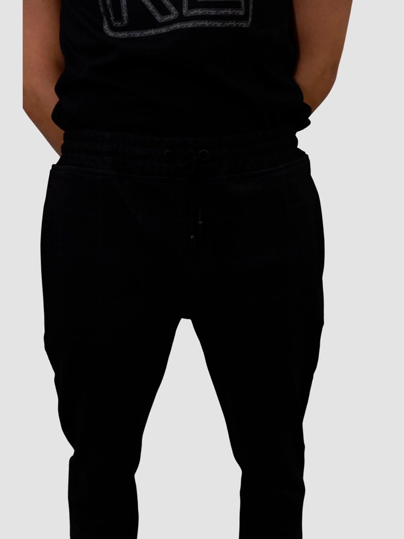 Jogger a cuadros con logo-0