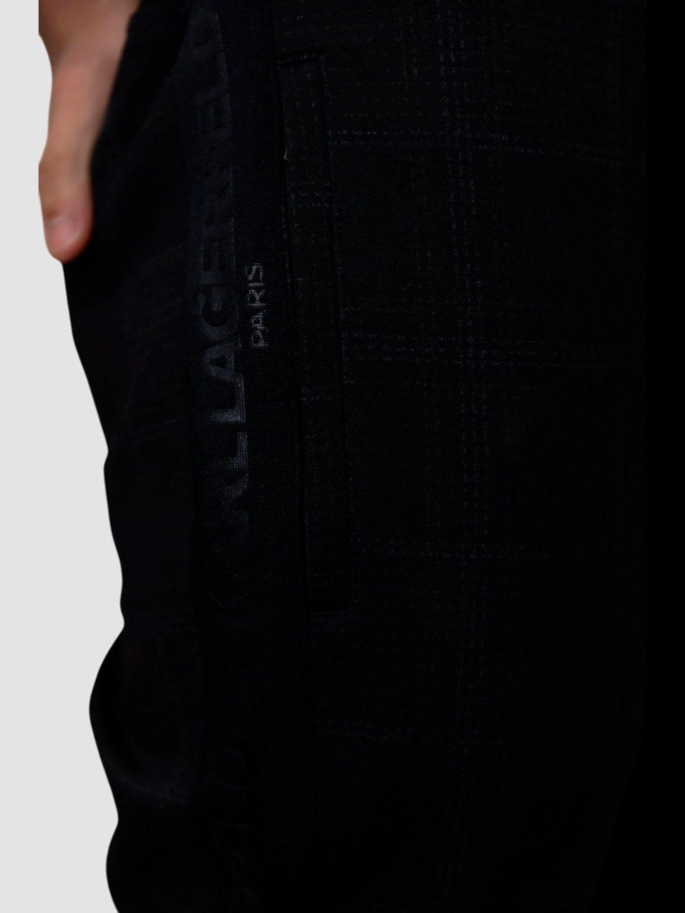 Jogger a cuadros con logo-3