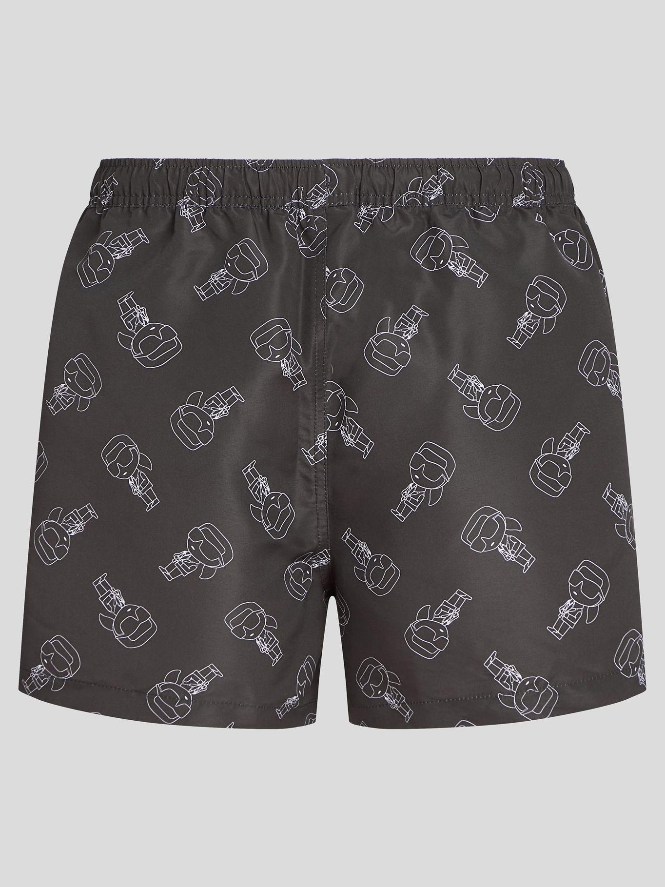 Traje de baño estampado IKON Negro Karl Lagerfeld-1