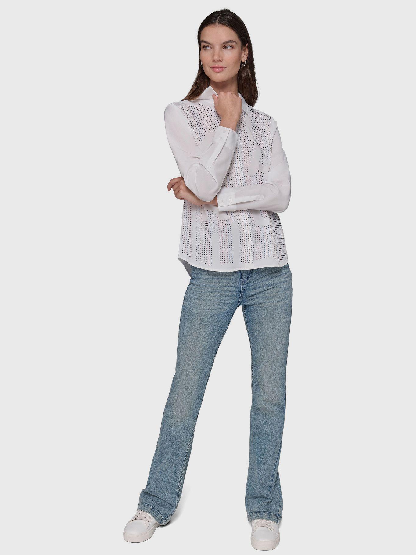 Camisa suave con piedras-1