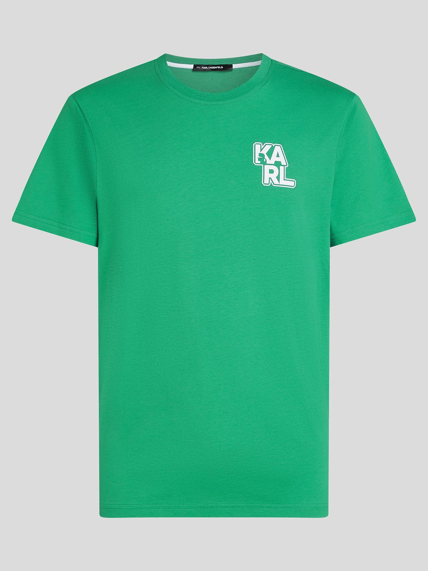 Polera con logotipo Verde Karl Lagerfeld-0