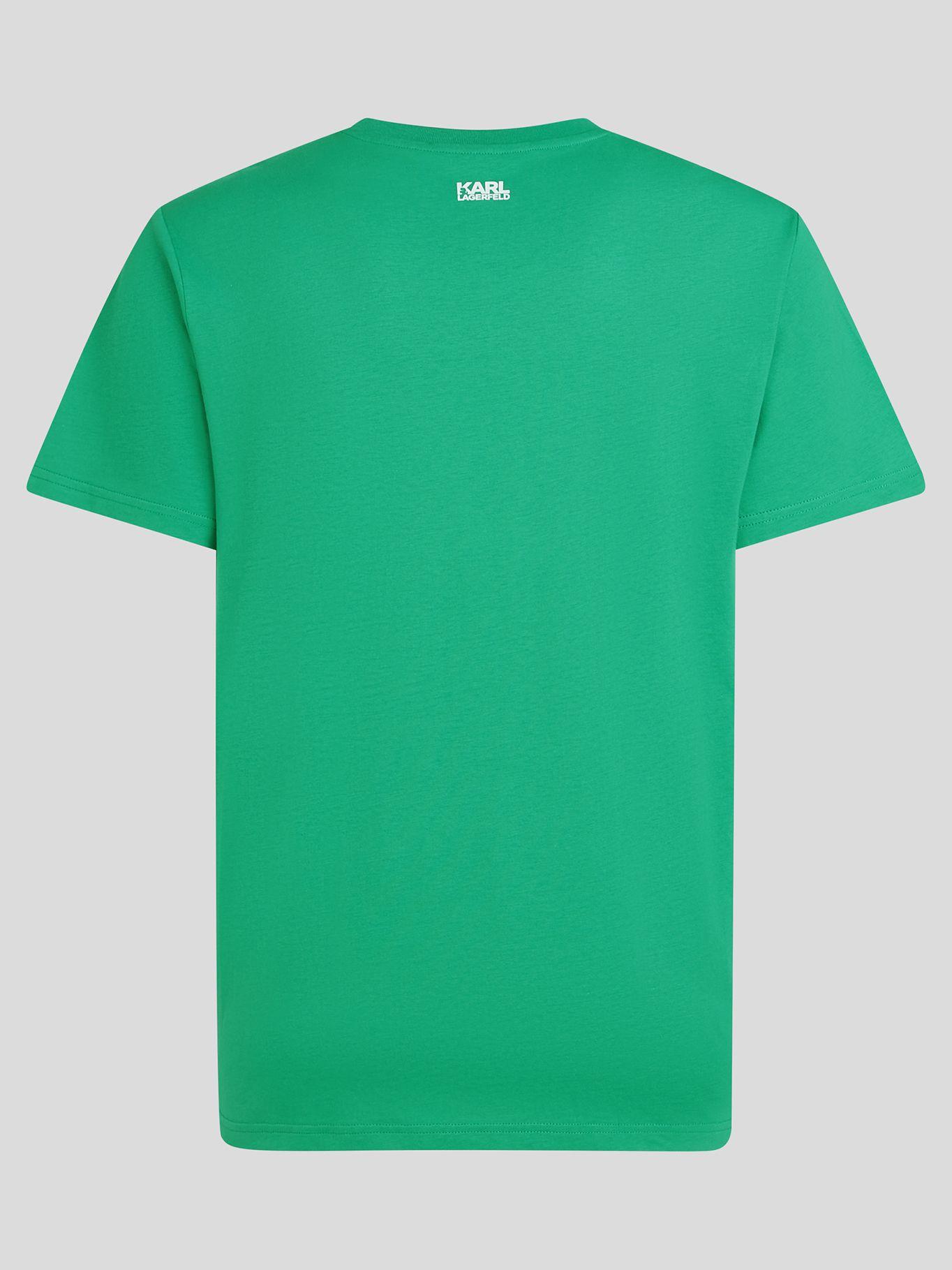 Polera con logotipo Verde Karl Lagerfeld-1