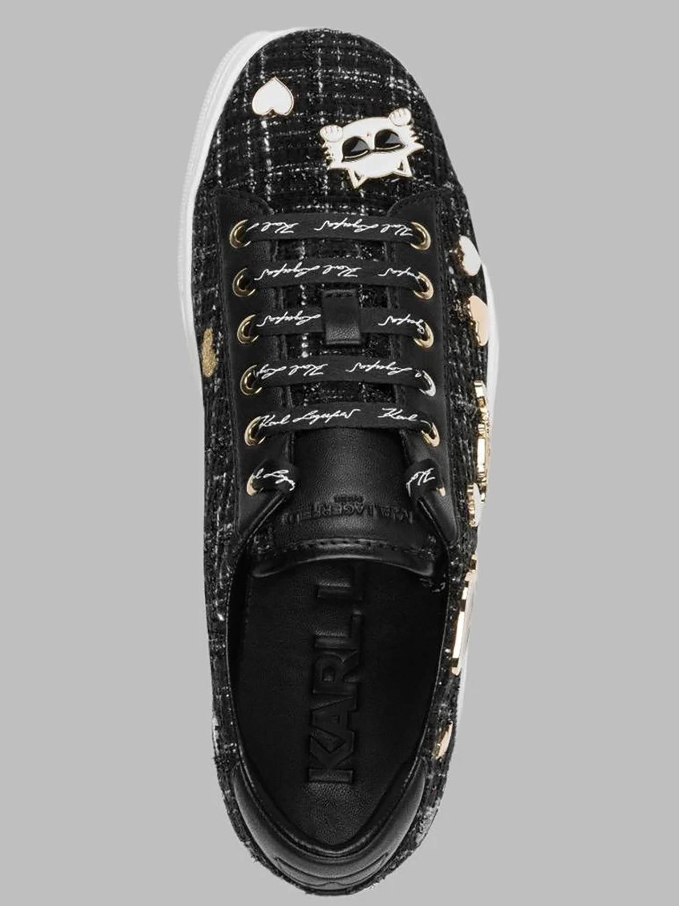 Zapatillas de pines distintivos  & Choupette Blanco-2