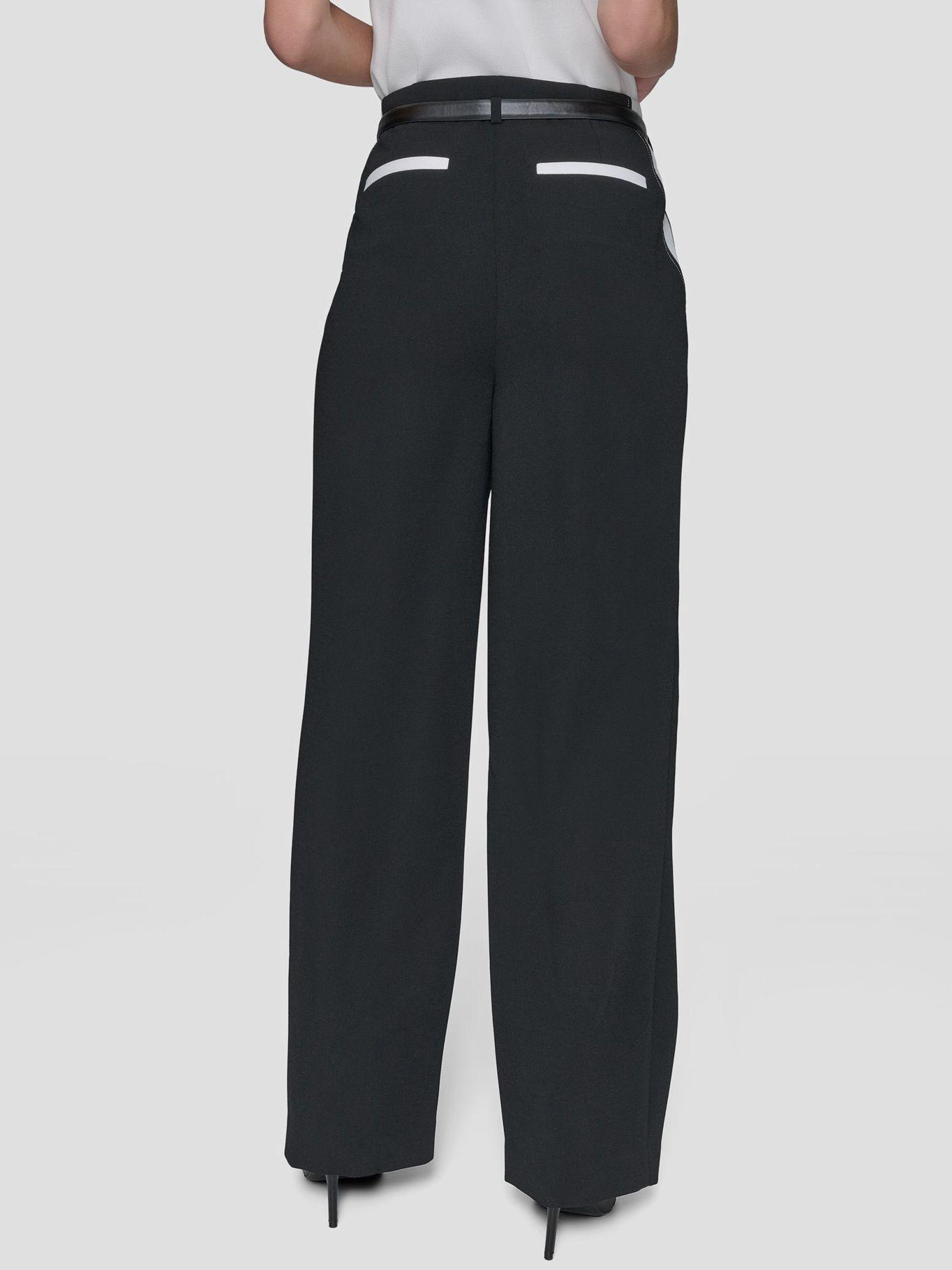 Pantalón pierna ancha en contraste Negro Karl Lagerfeld-3