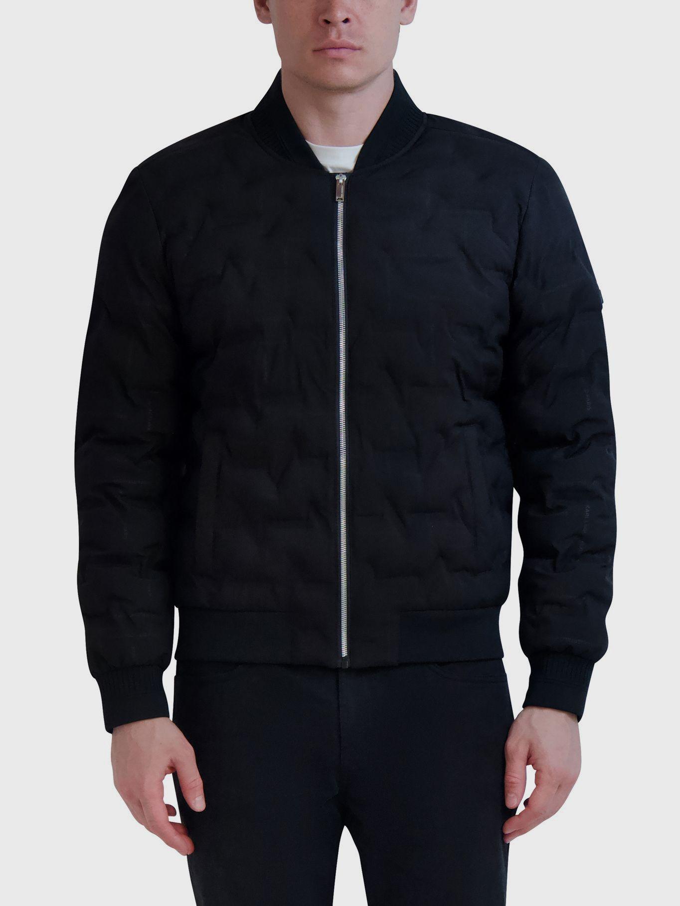 Chaqueta bomber acolchada Negra-0