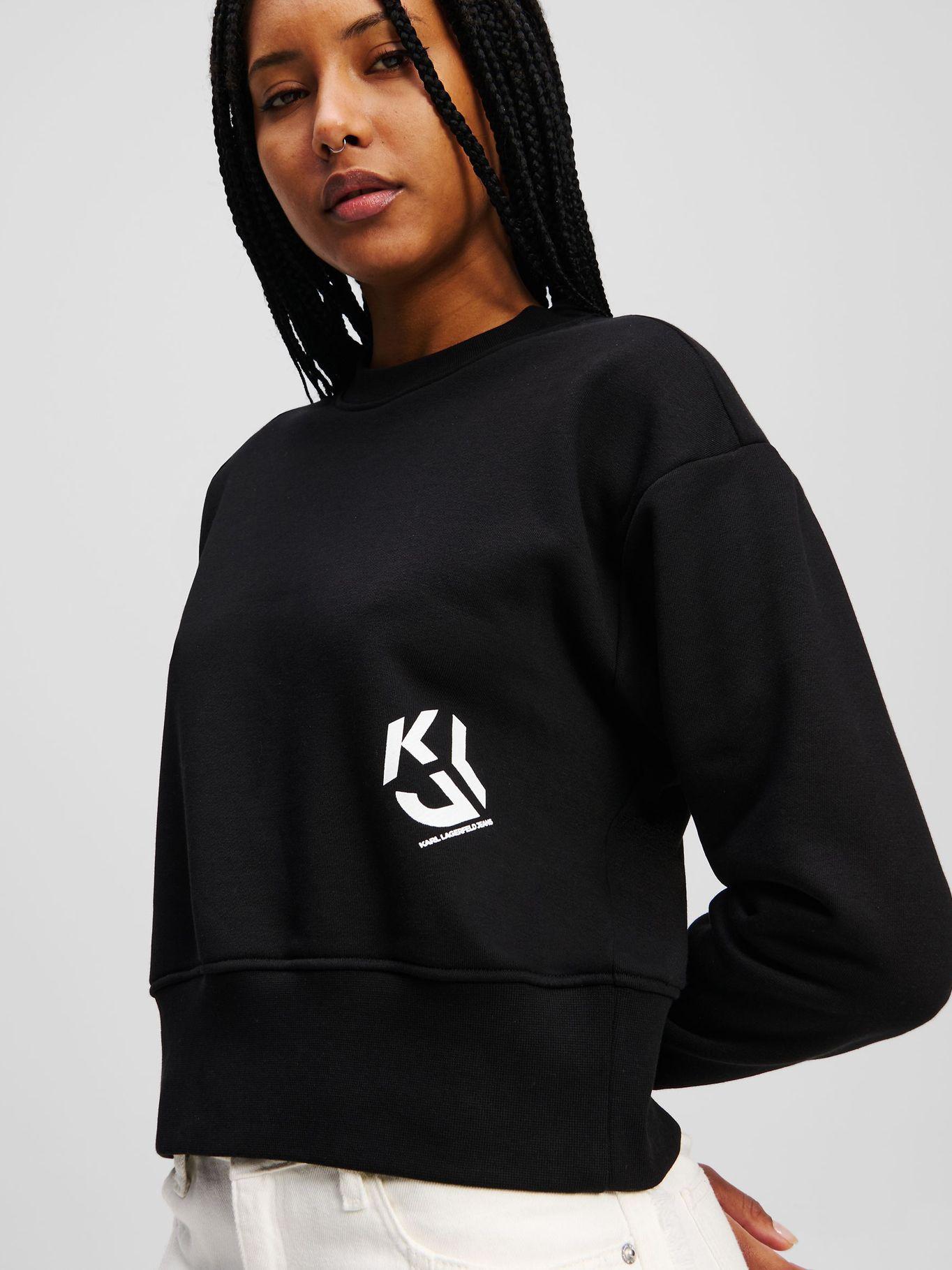 Polerón regular con monograma Negro Karl Lagerfeld-3
