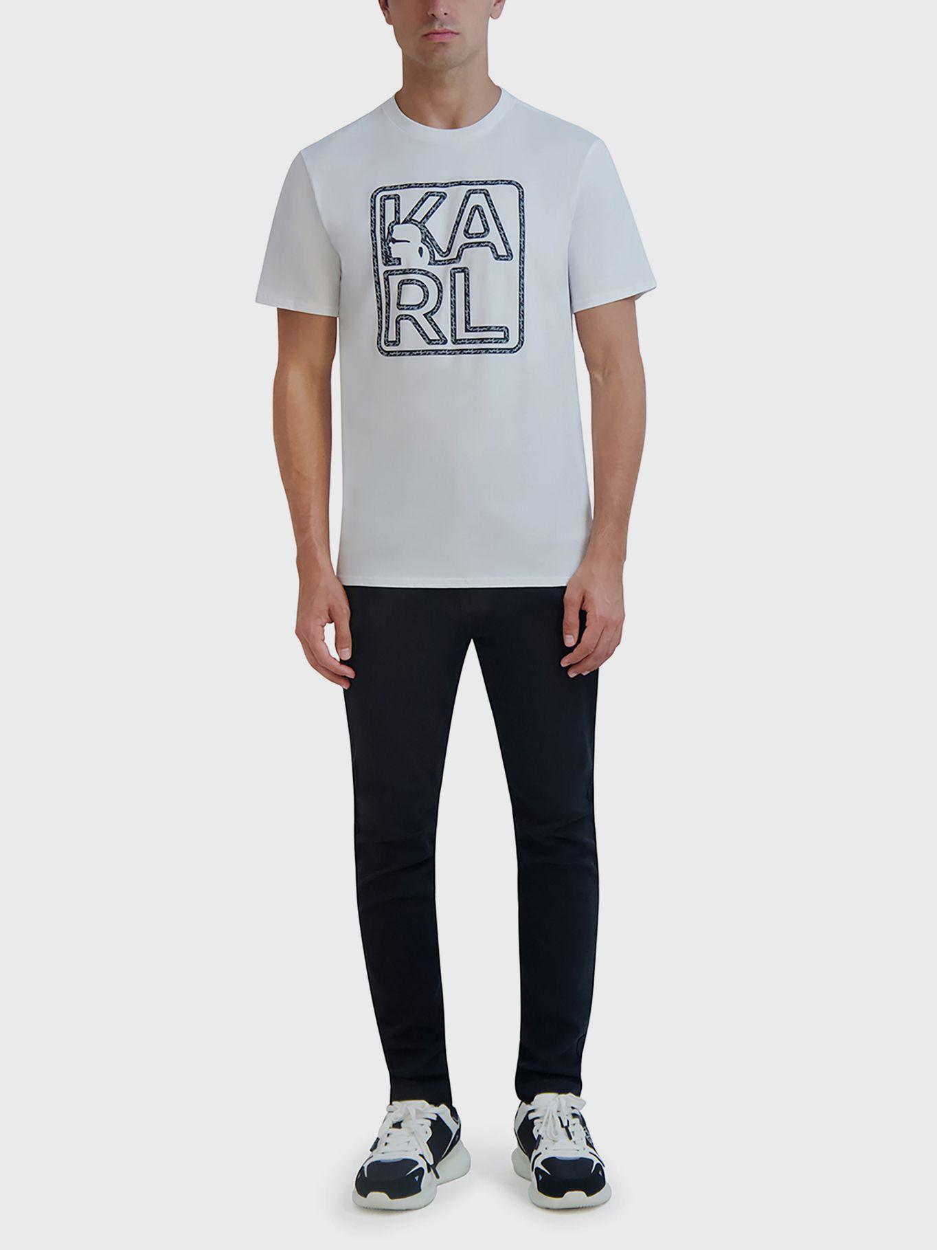 Polera gráfica con perfil Blanca-1