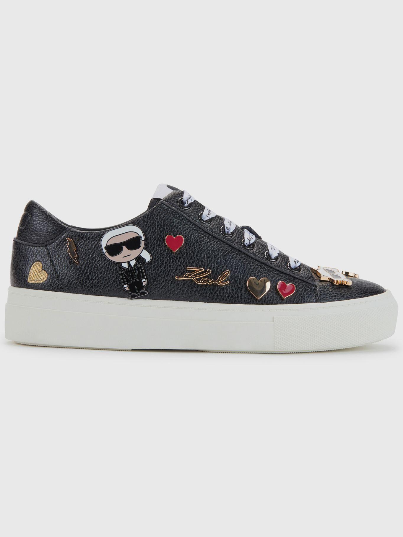 Zapatillas con cordones - Cate pins Negro Karl-2