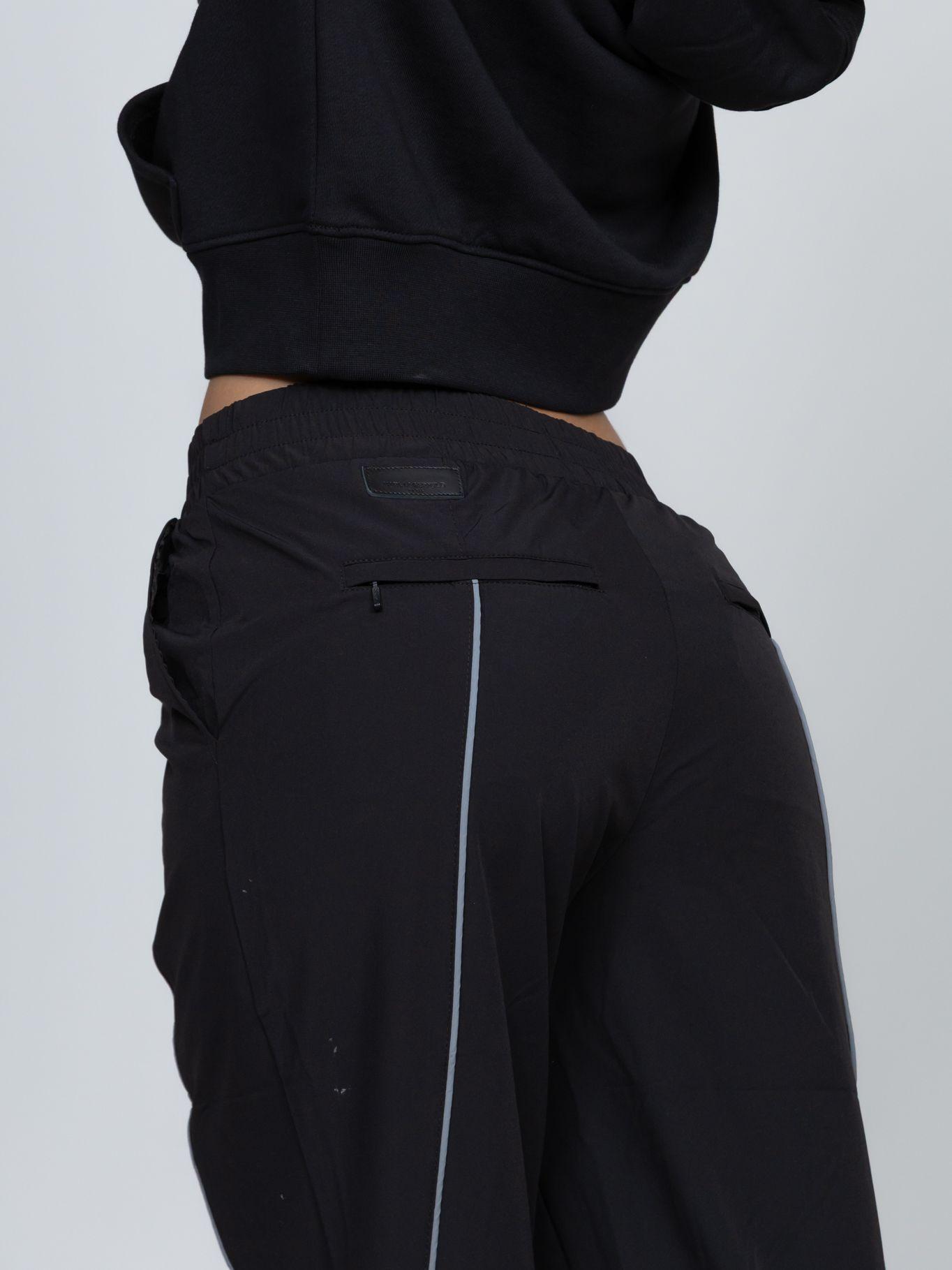 Pantalón deportivo de nailon Negro Karl Lagerfeld-3