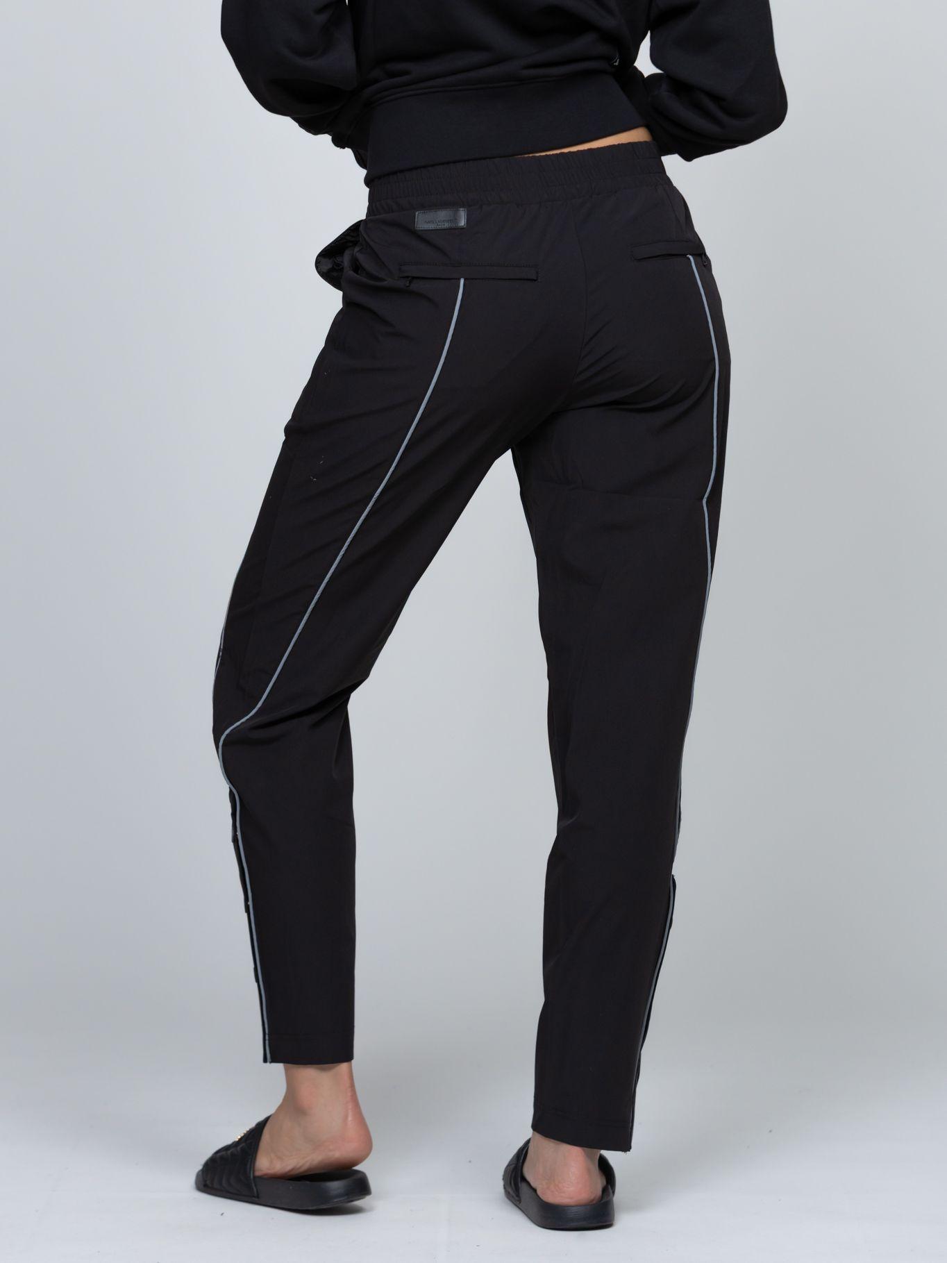 Pantalón deportivo de nailon Negro Karl Lagerfeld-4