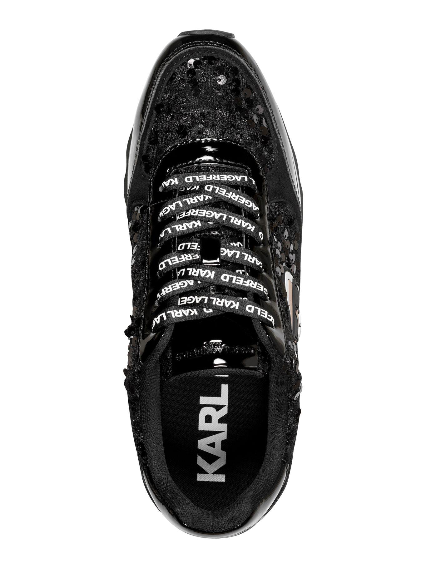 Zapatilla Meade suela robusta 35mm Negro Karl Lagerfeld-2