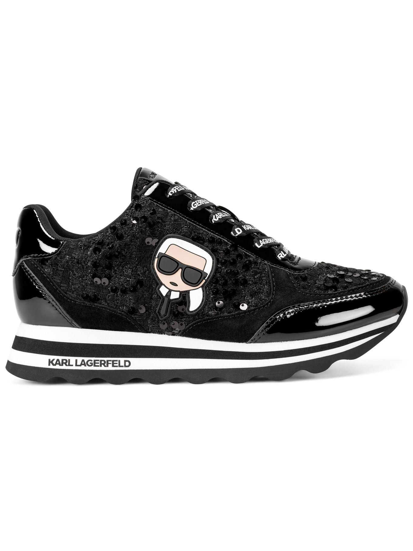 Zapatilla Meade suela robusta 35mm Negro Karl Lagerfeld-4