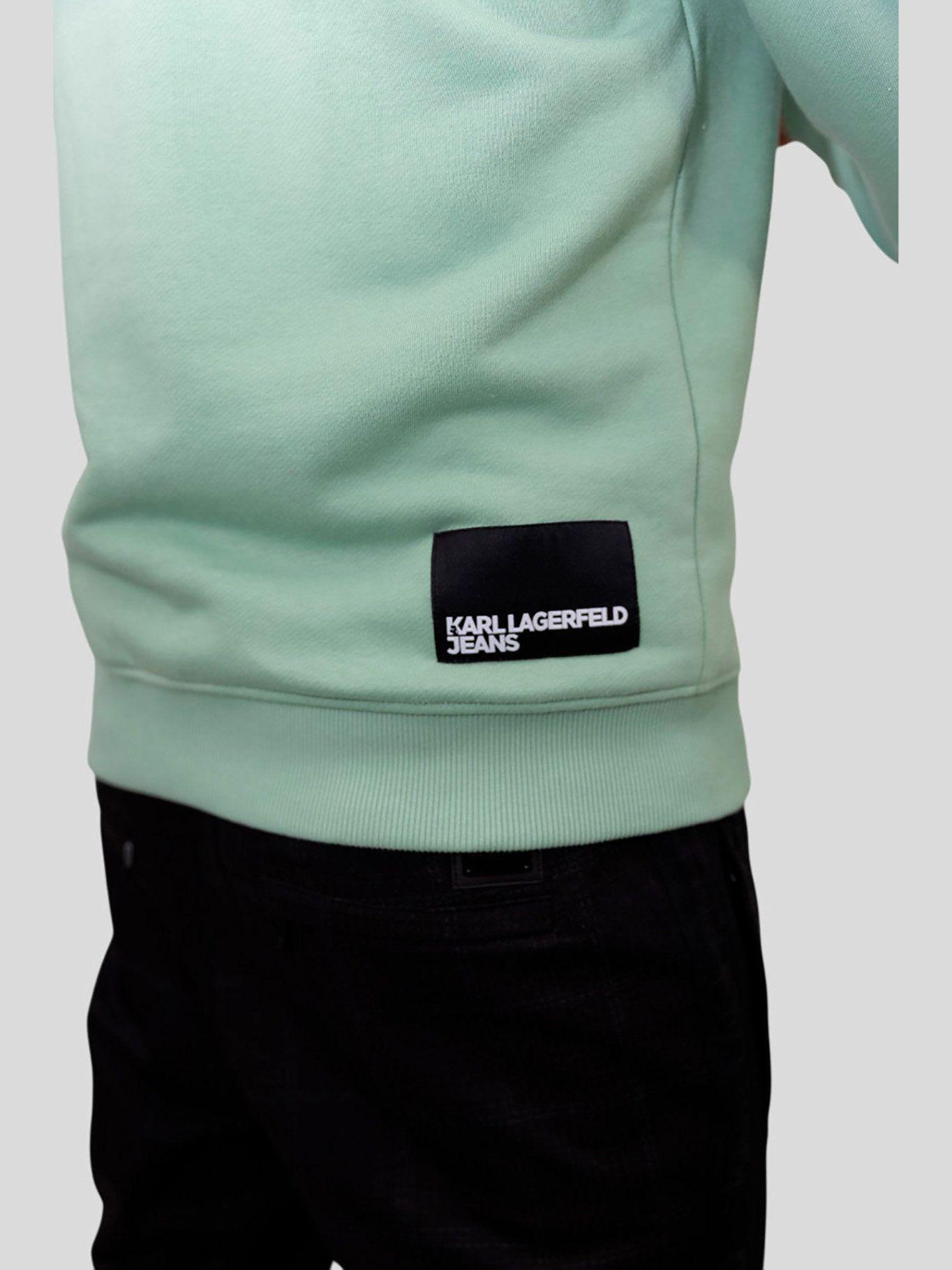 Polerón regular fit - K/ESSENTIAL Verde Karl Lagerfeld-4