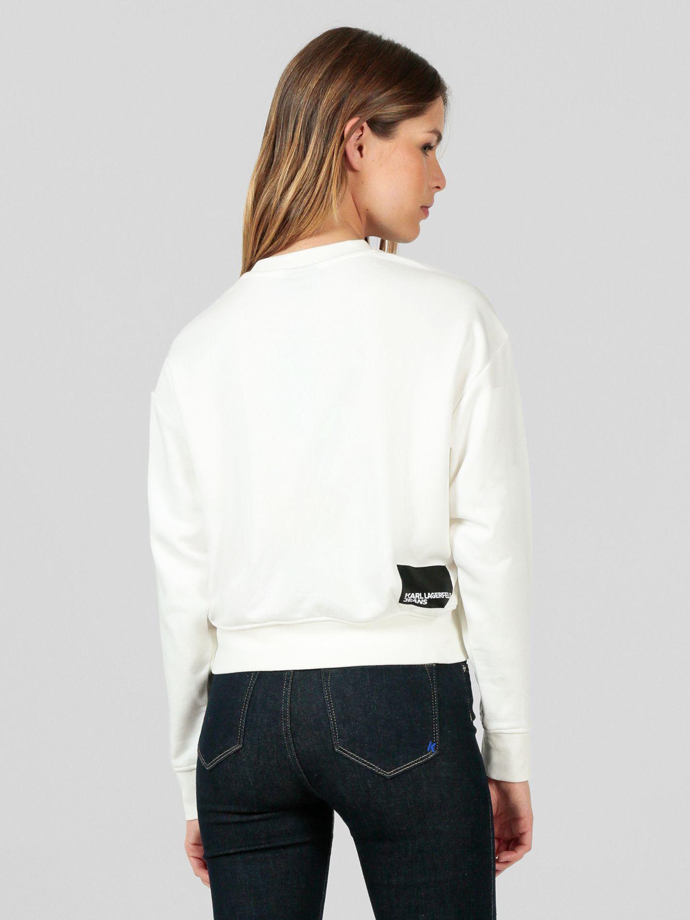 Polerón regular - K/ESSENTIAL Blanco Karl Lagerfeld-2