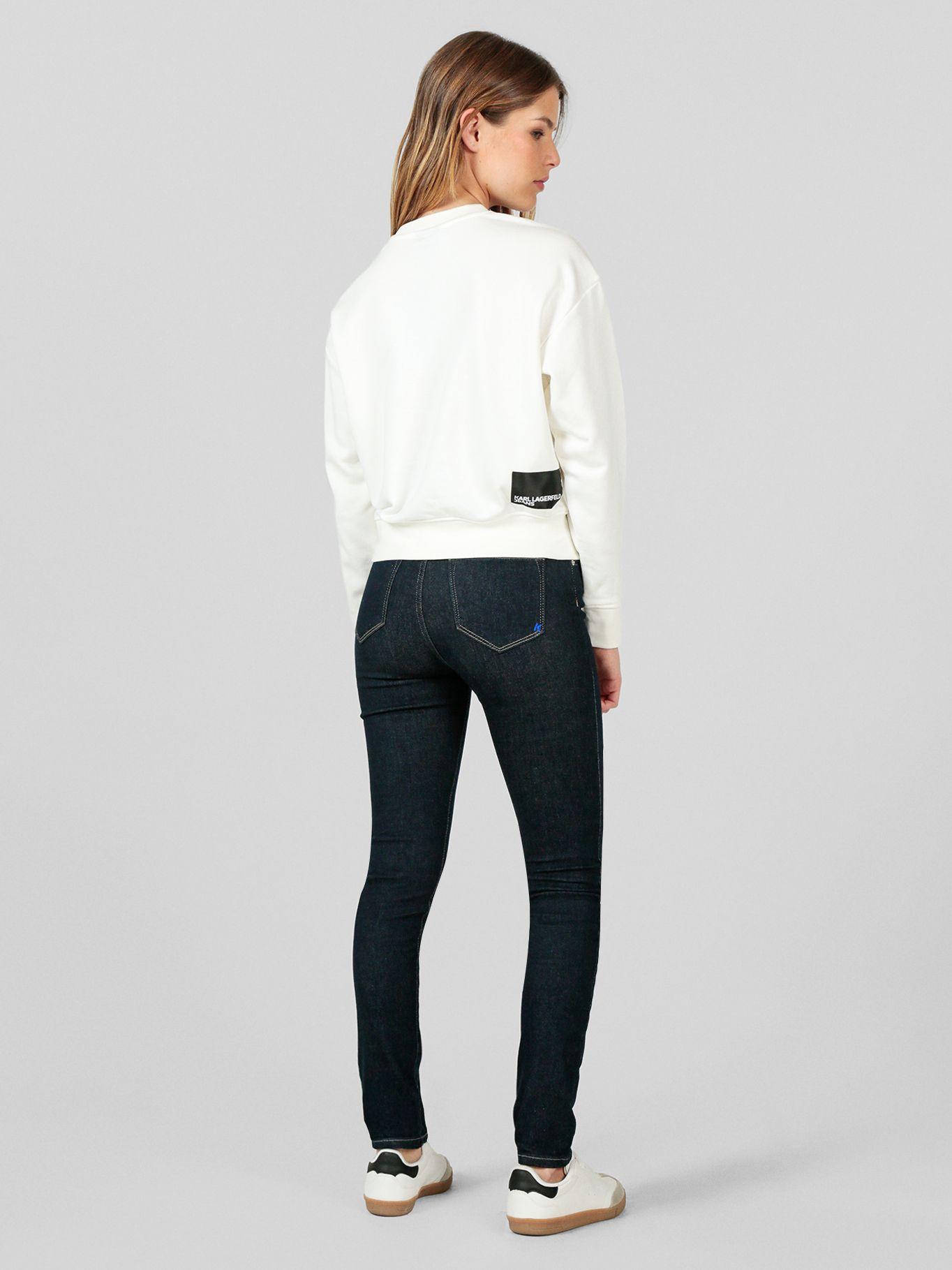 Polerón regular - K/ESSENTIAL Blanco Karl Lagerfeld-3