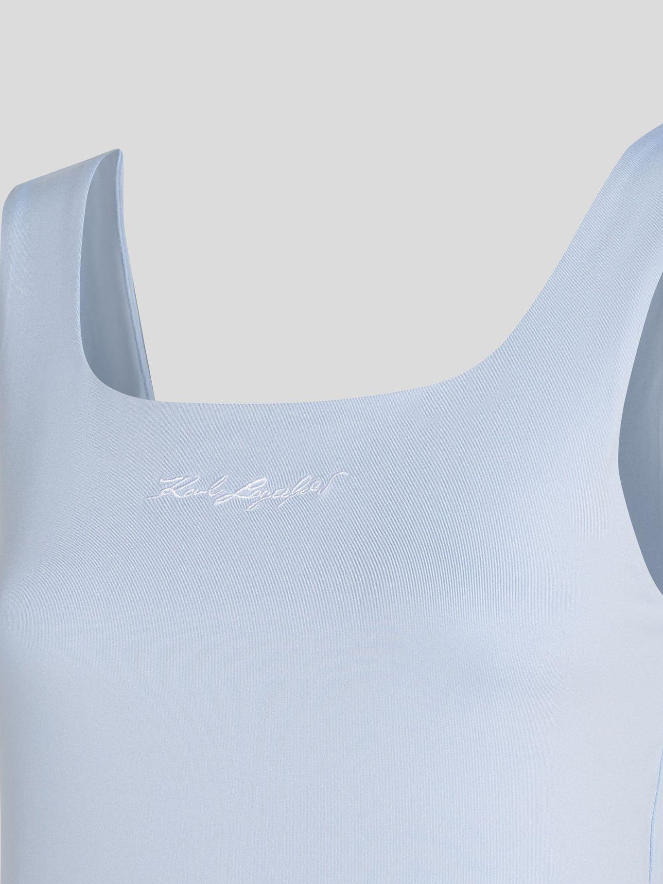 Polera con firma- bordada Blanco Karl Lagerfeld-2