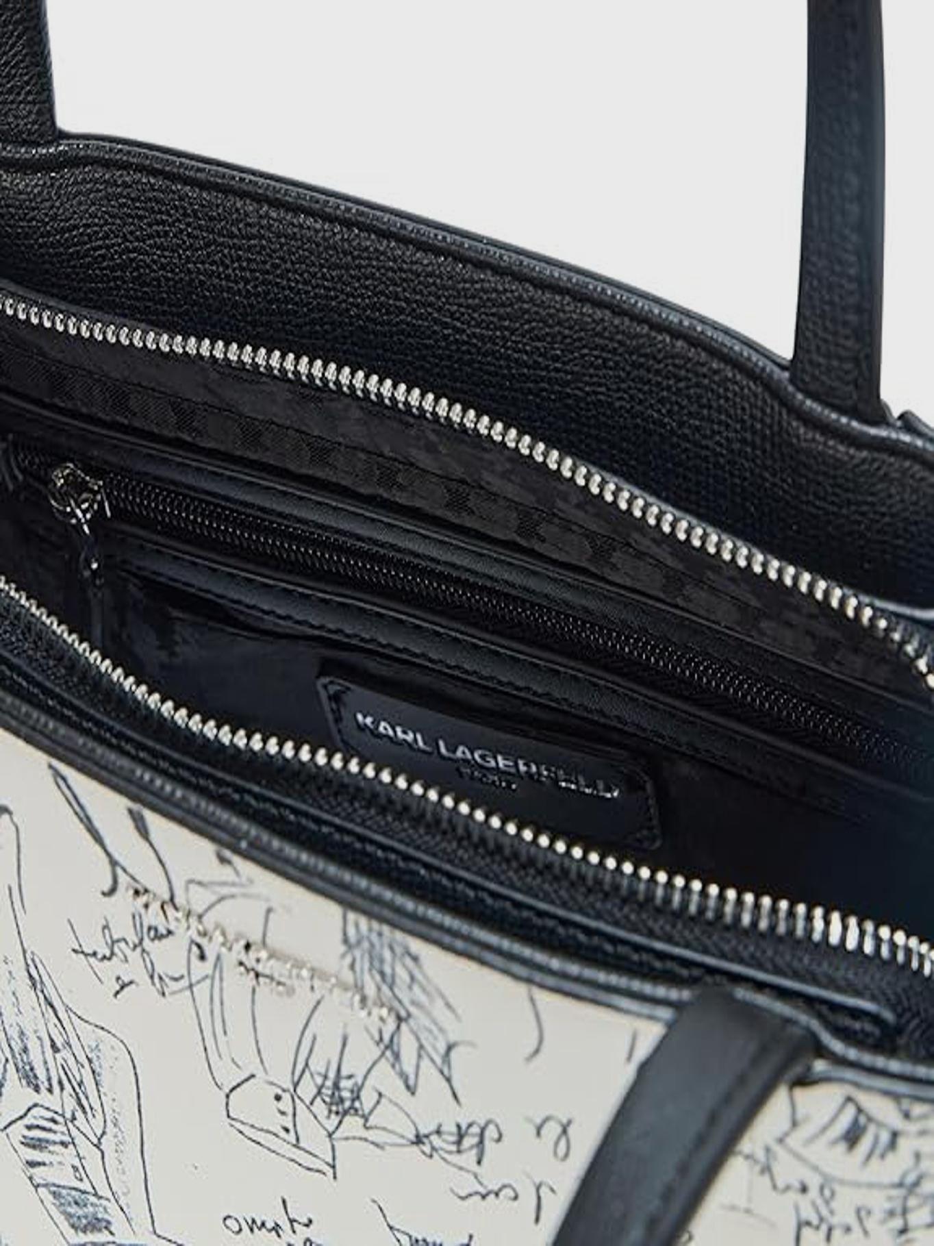 Cartera tote con gráfico - Maybelle-3