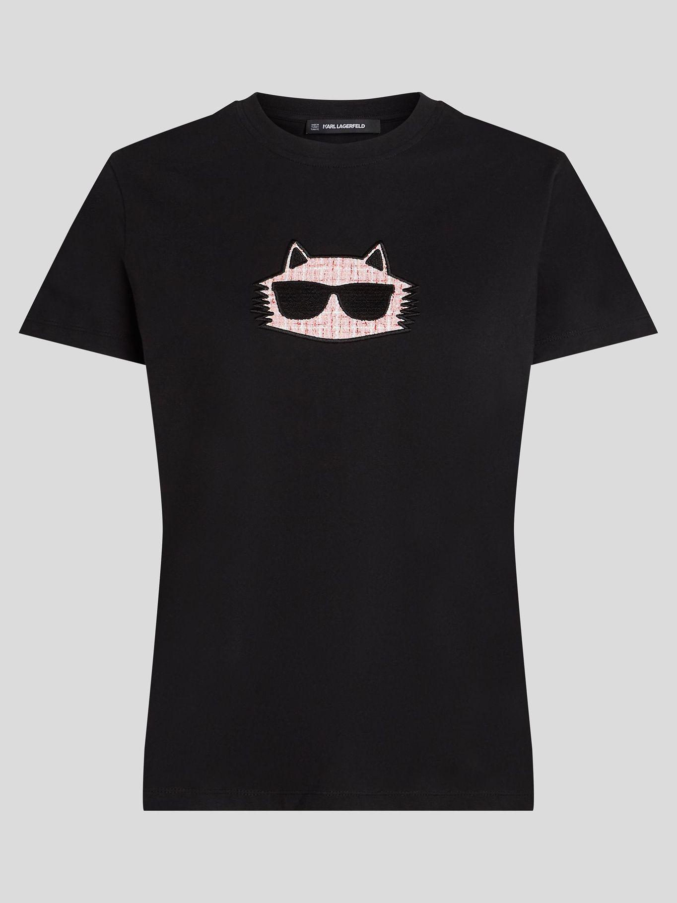 Polera CHOUPETTE texturizado Negro Karl Lagerfeld-0