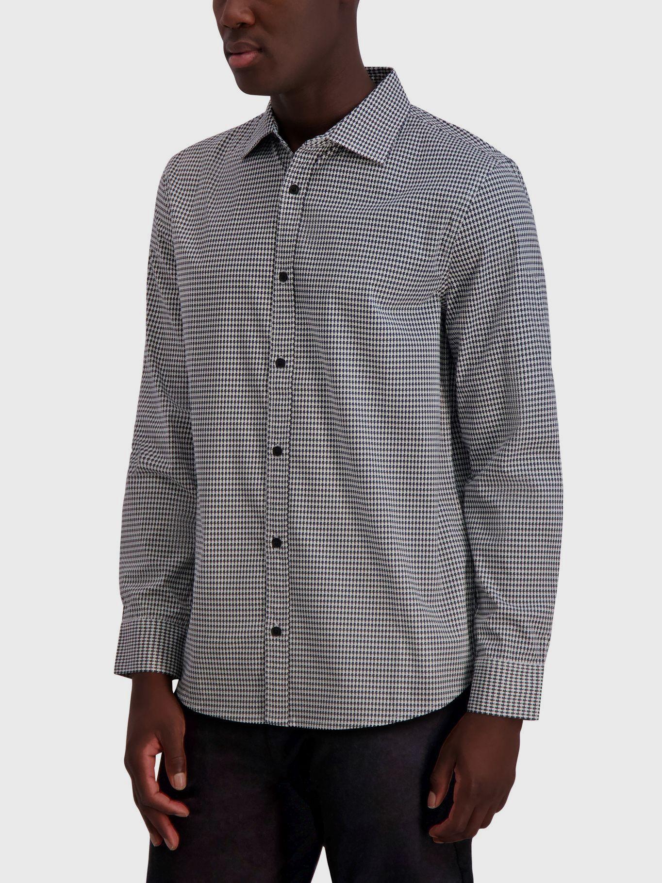 Camisa slim con estampado-3