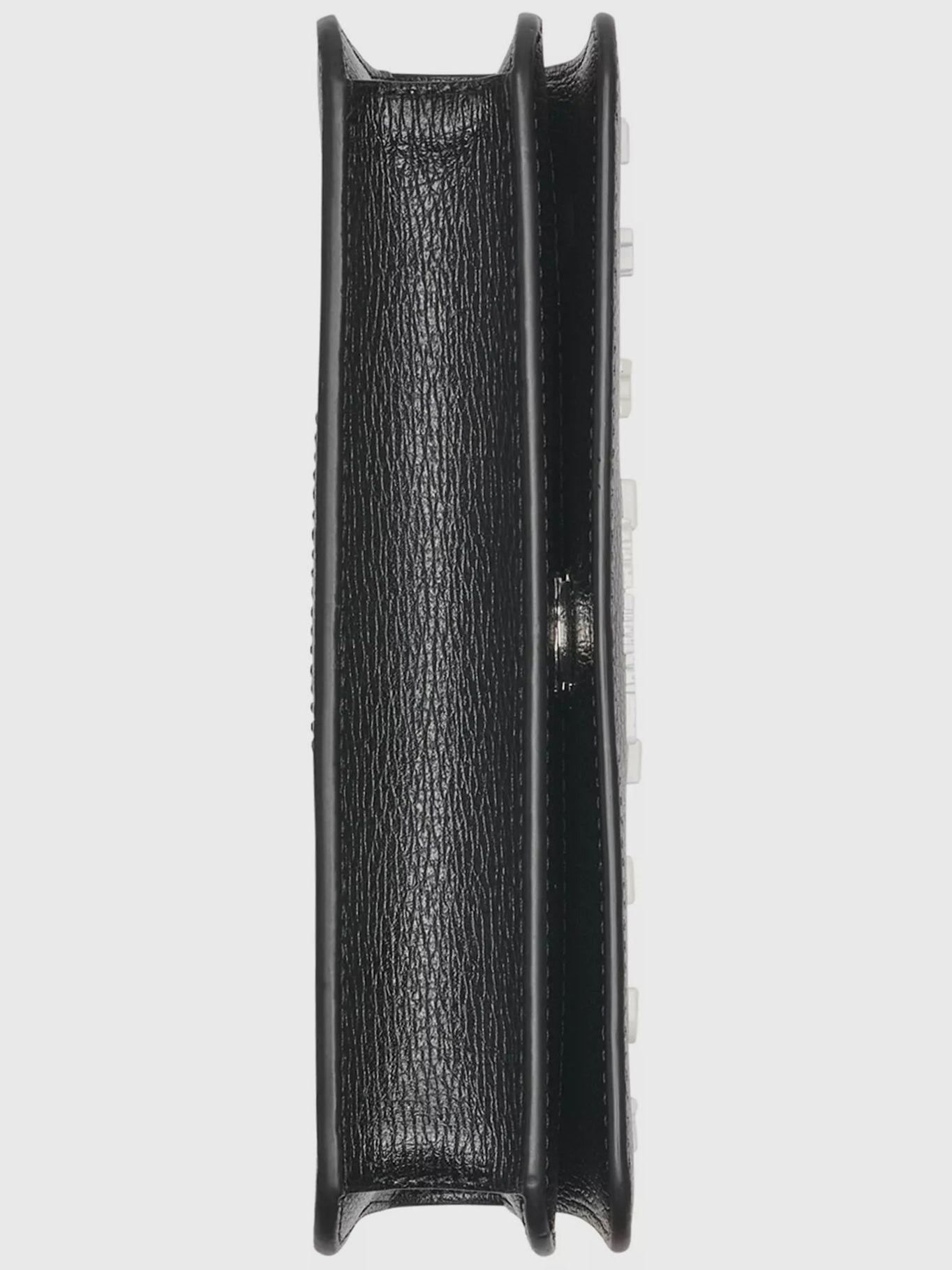 Cartera Kosette hombro en cuero y asa cana Blanco-3