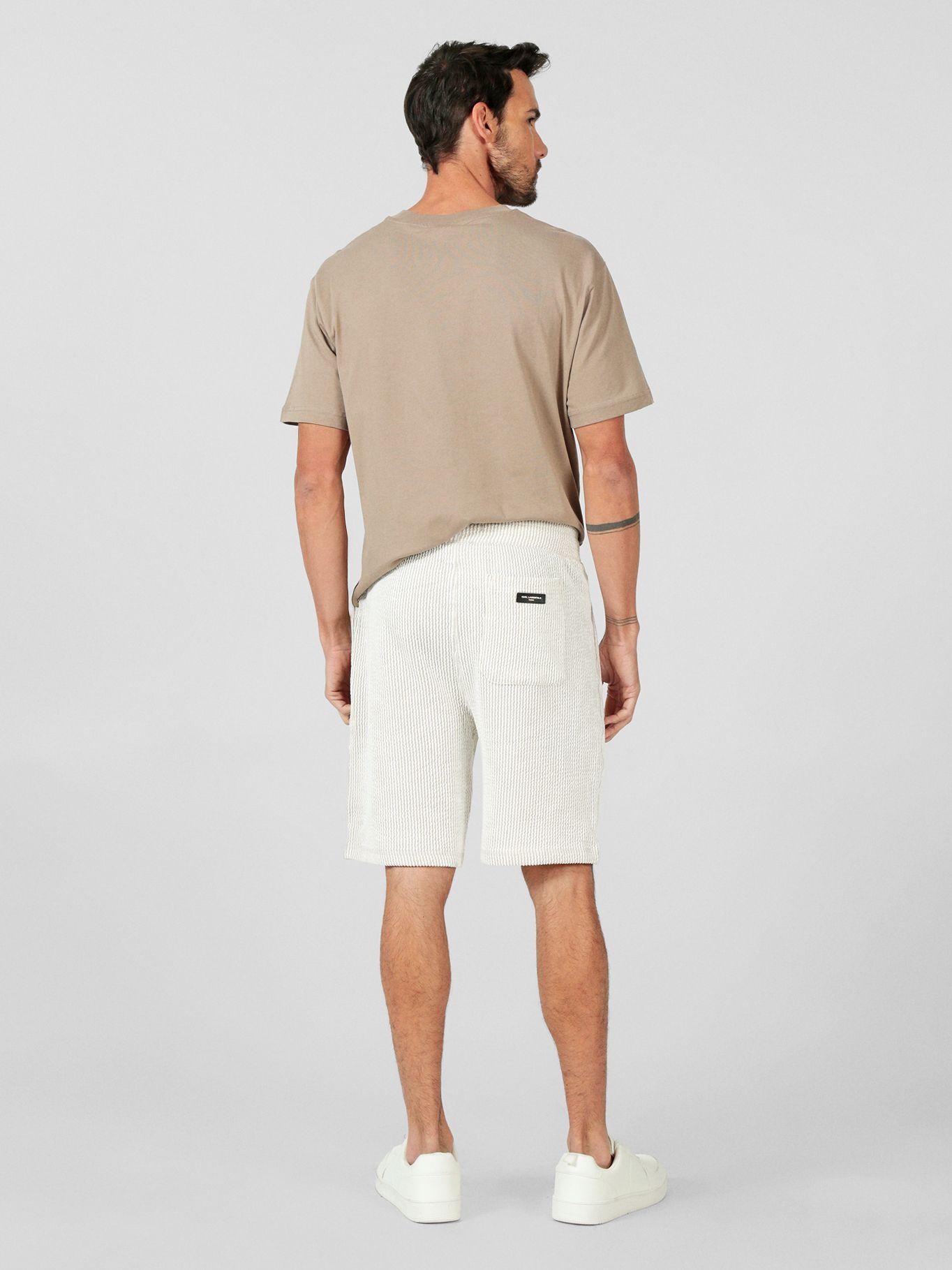 Short con cintura elástica Blanco Karl Lagerfeld-3