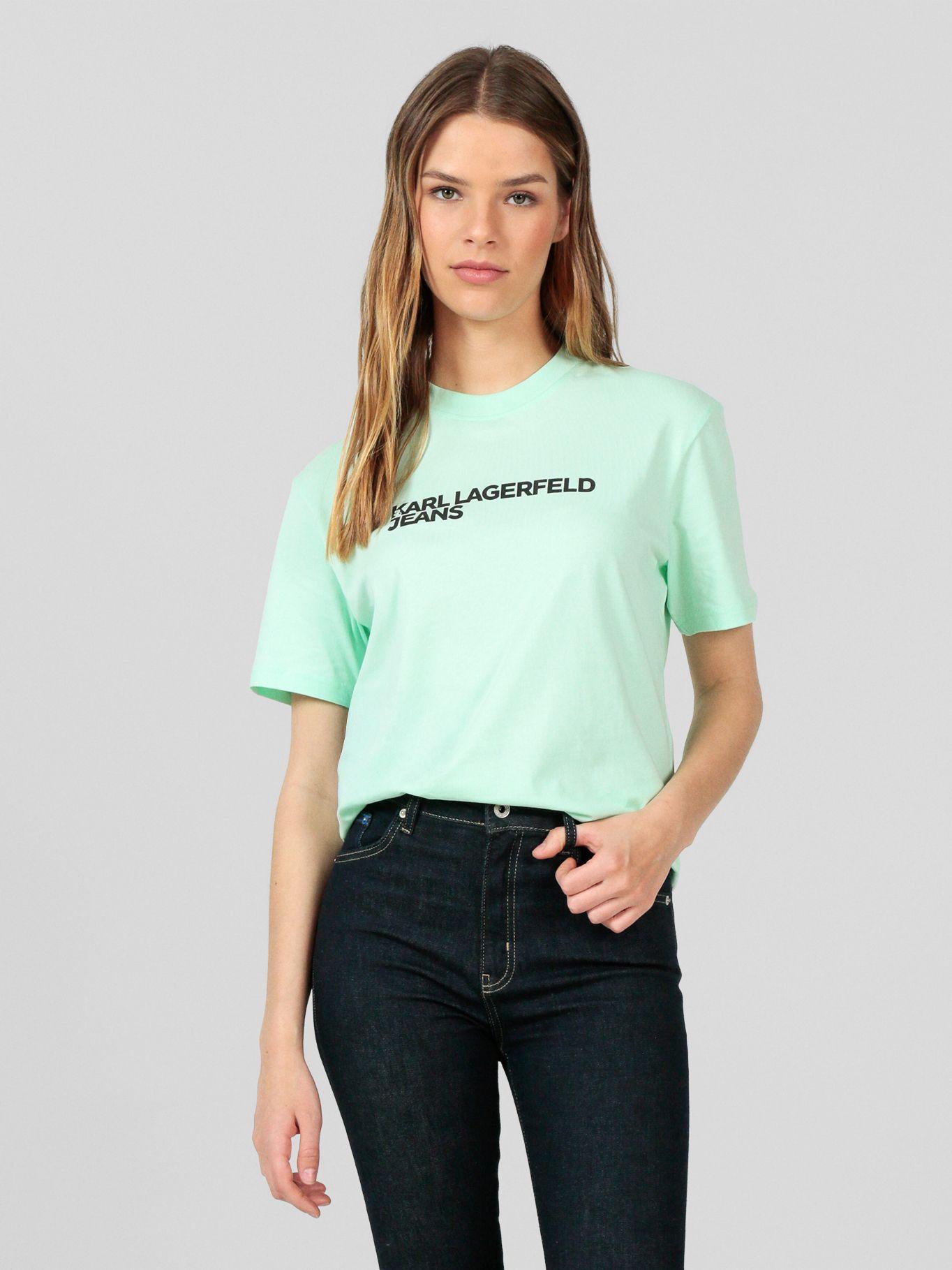 Polera regular - K/ESSENTIAL Verde Karl Lagerfeld-0