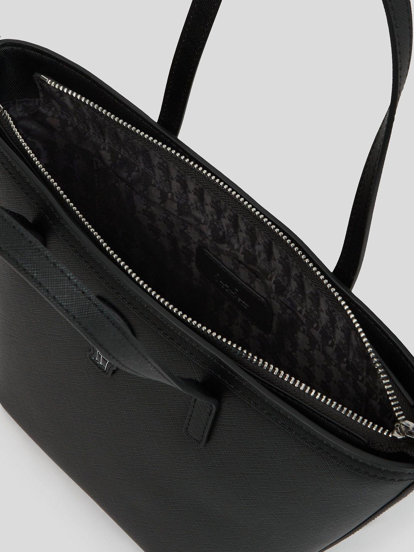 Cartera shopper pequeño Ikon Negro Karl Lagerfeld-2