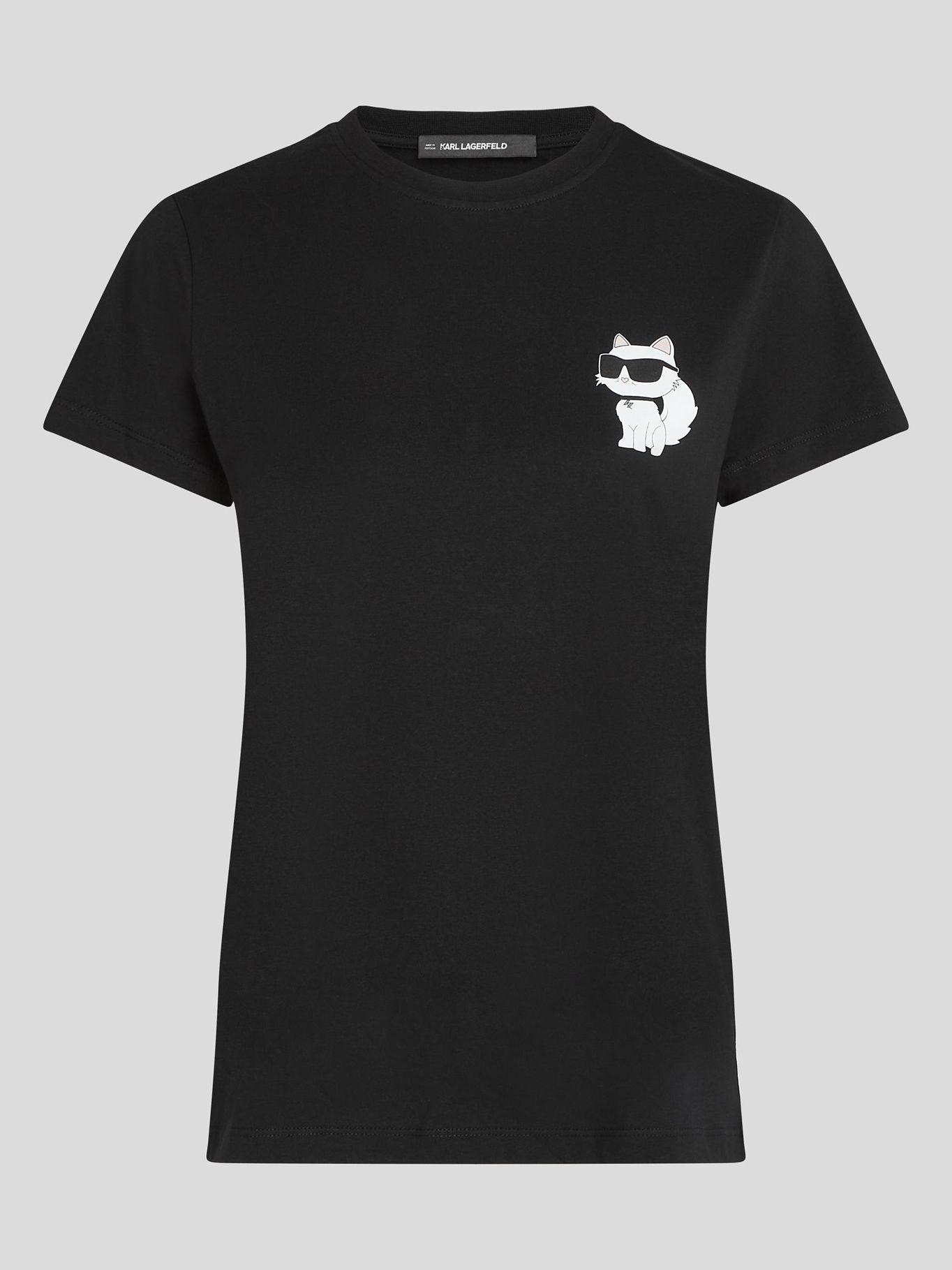 Polera ikon choupette Negro Karl Lagerfeld-0