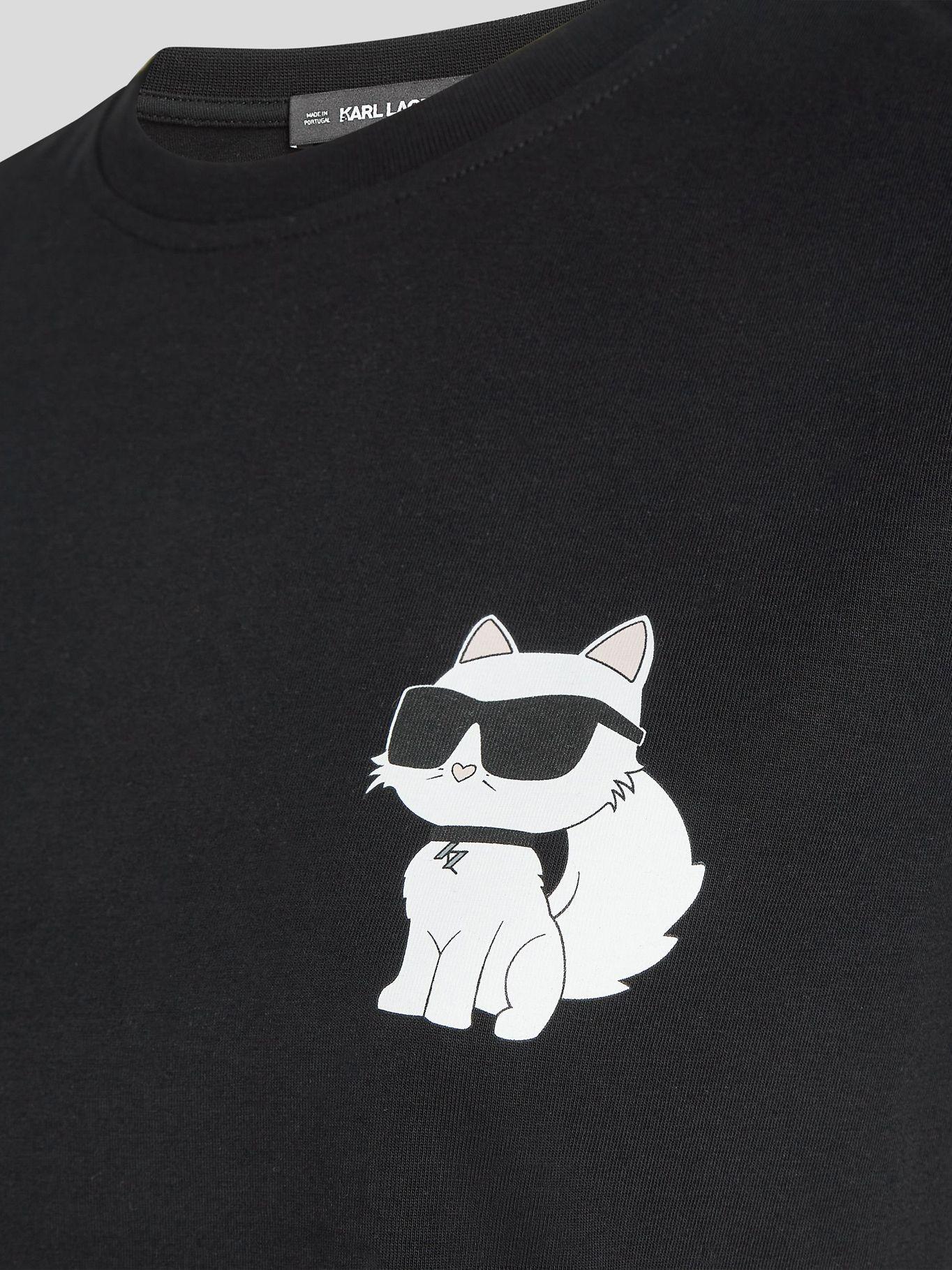 Polera ikon choupette Negro Karl Lagerfeld-2