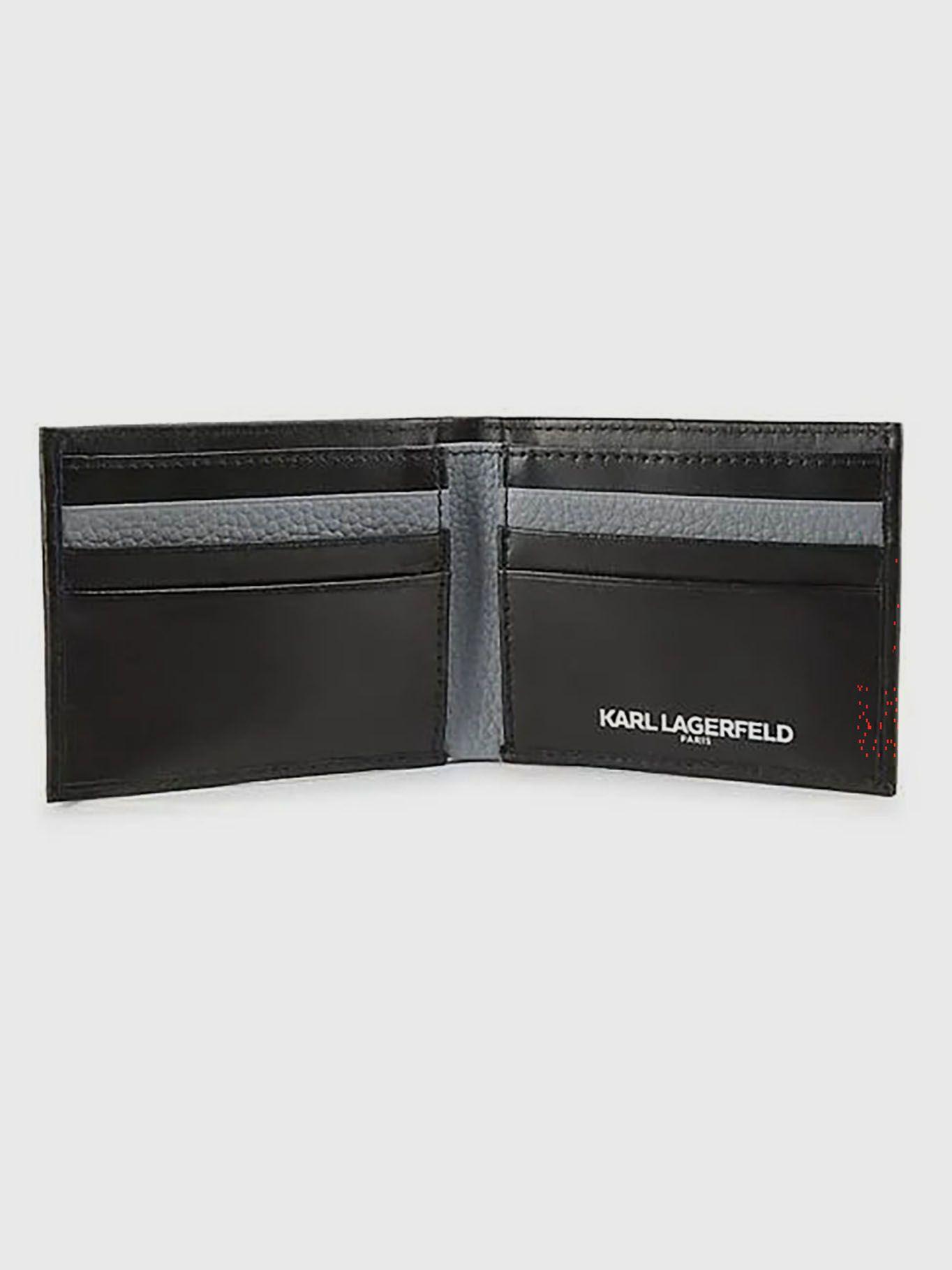 Billetera con logo New Karl Negro Karl Lagerfeld-2