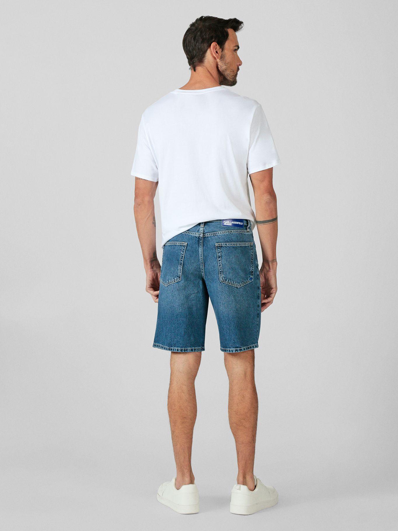 Short regular Azul Karl Lagerfeld-3