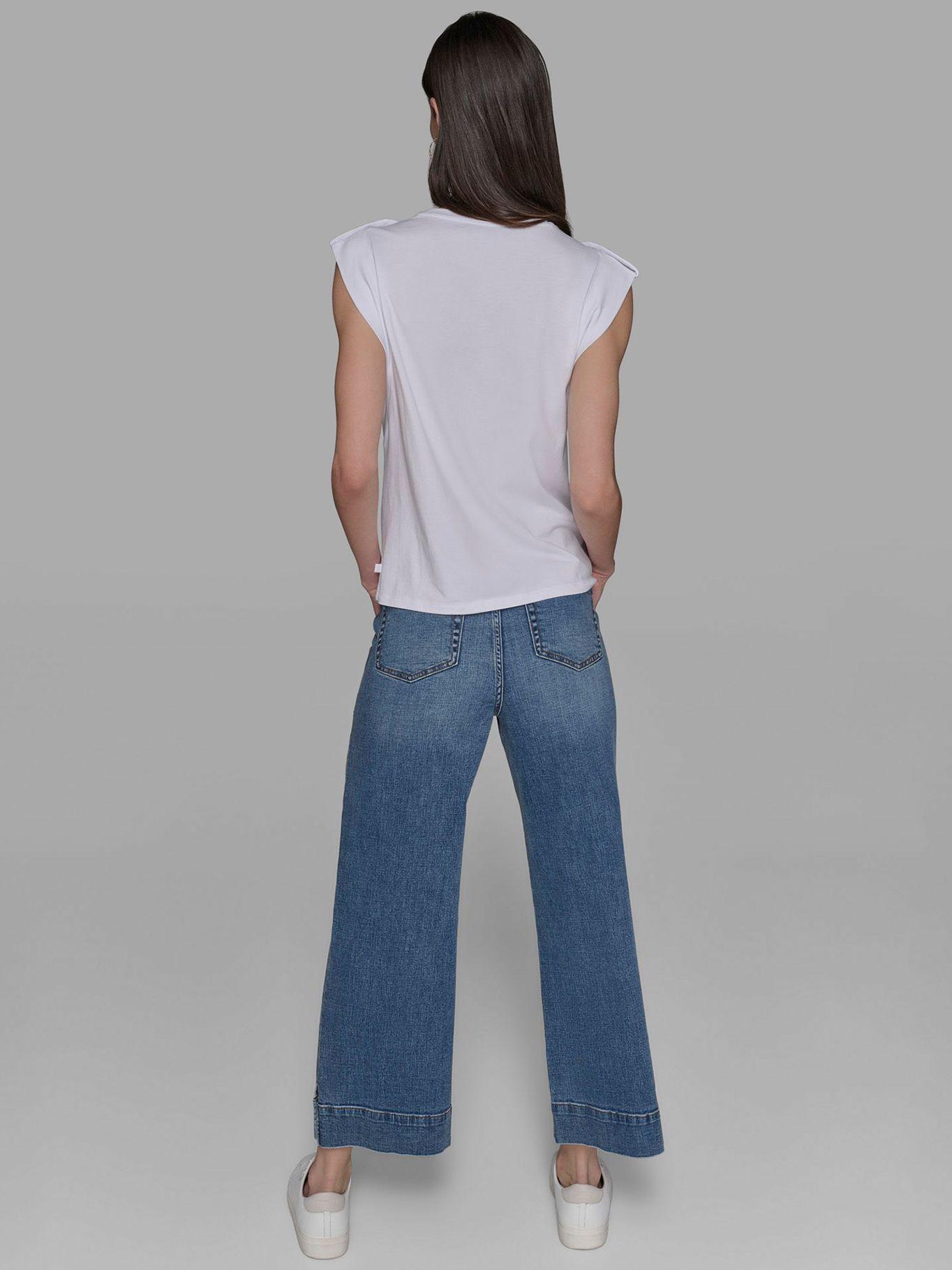 Polera estampado C EST LA VIE Blanco Karl Lagerfeld-2