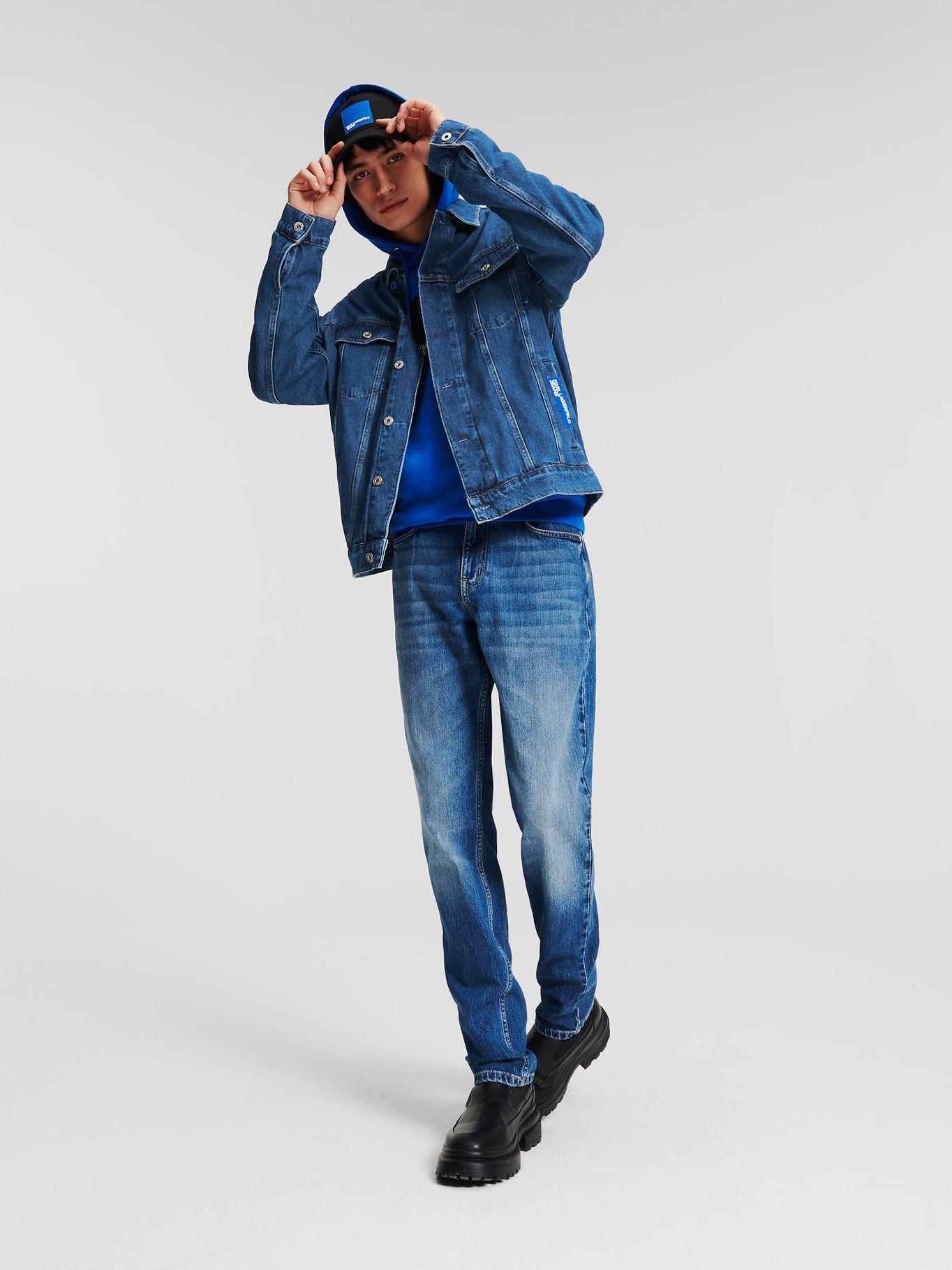 Chaqueta regular denim Azul Karl Lagerfeld-1