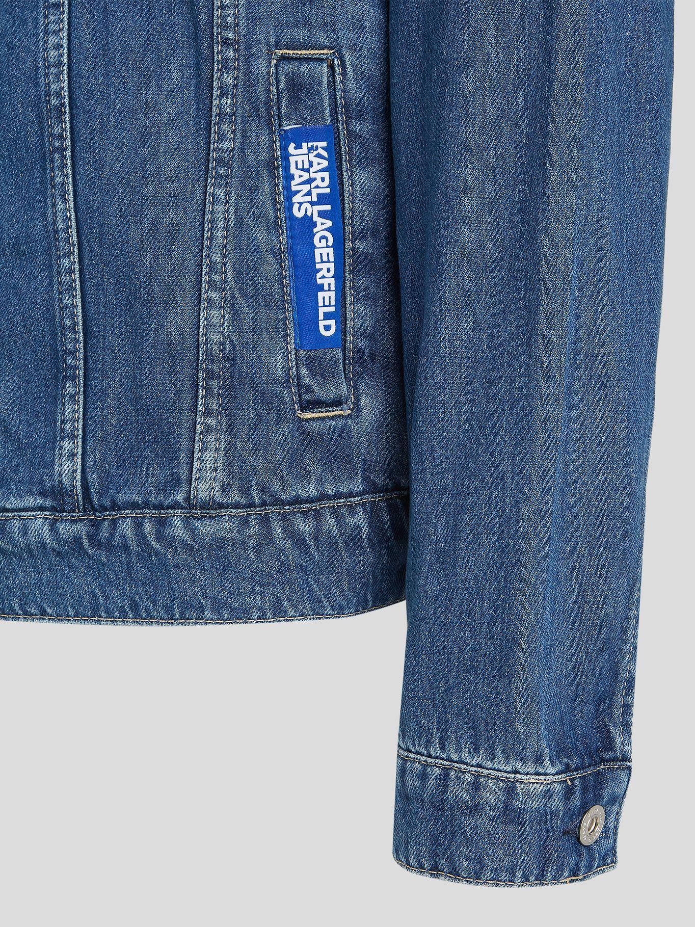 Chaqueta regular denim Azul Karl Lagerfeld-4