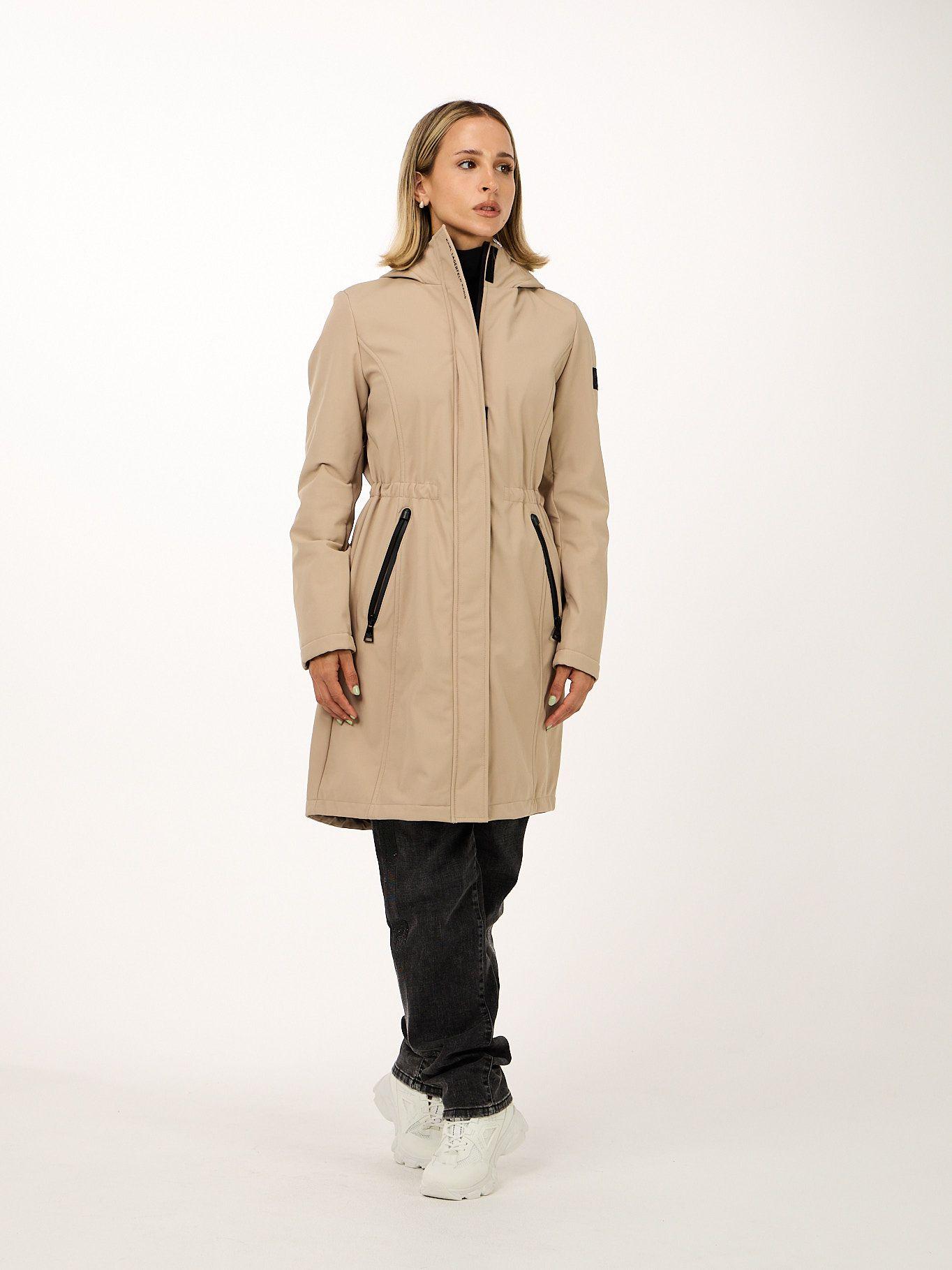Parka con logo Beige Karl Lagerfeld-1