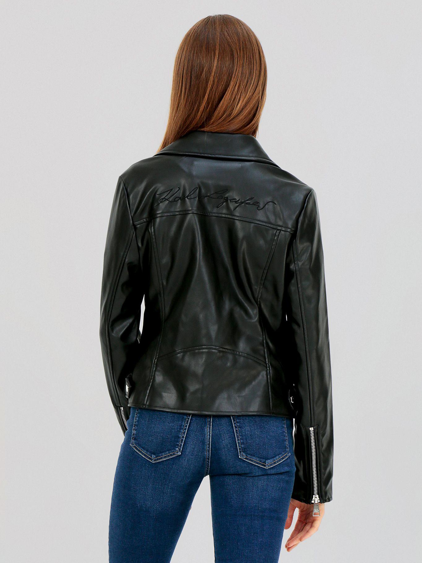 Chaqueta con apliques metálicos Negro Karl Lagerfeld-3