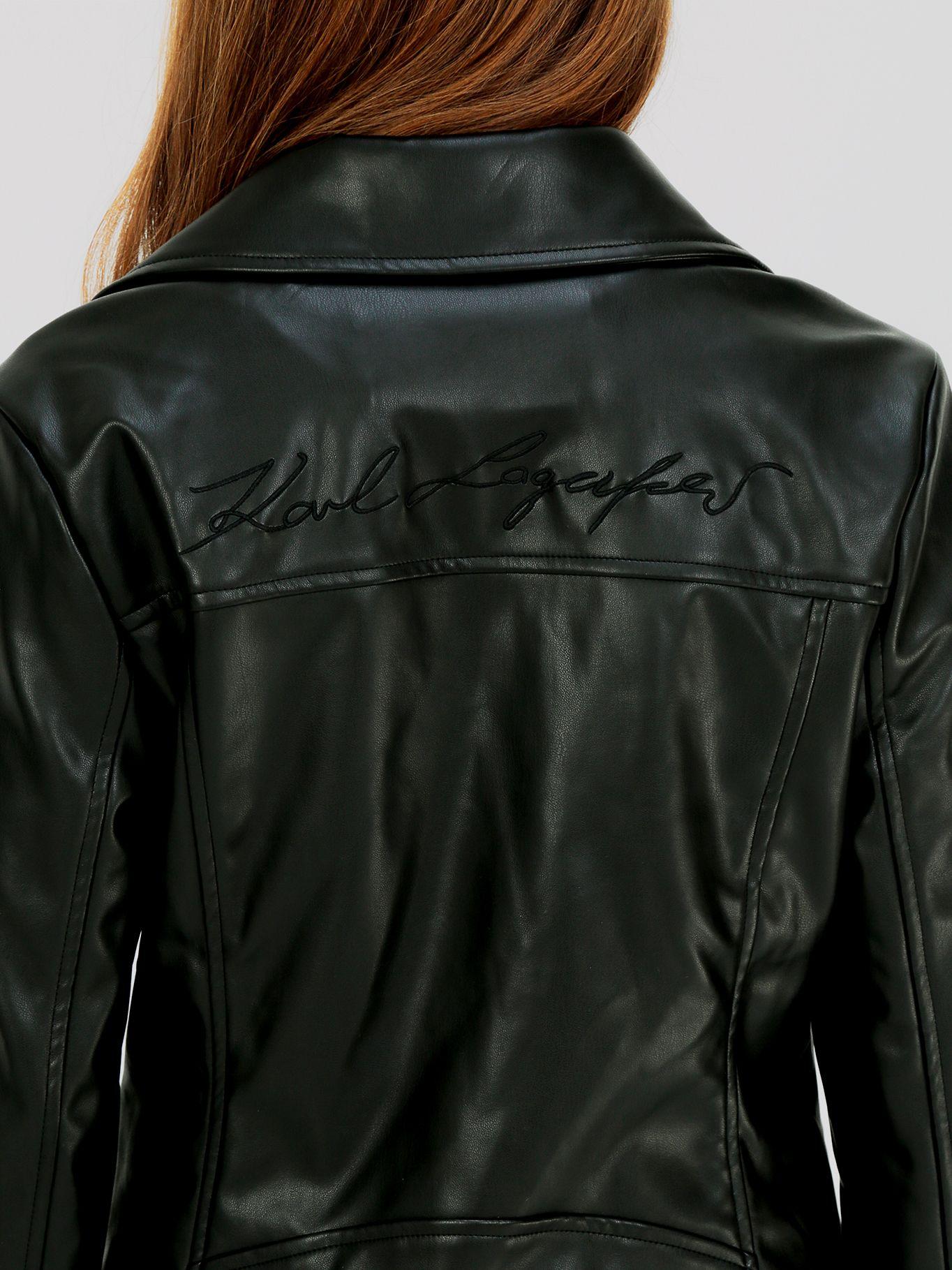 Chaqueta con apliques metálicos Negro Karl Lagerfeld-4