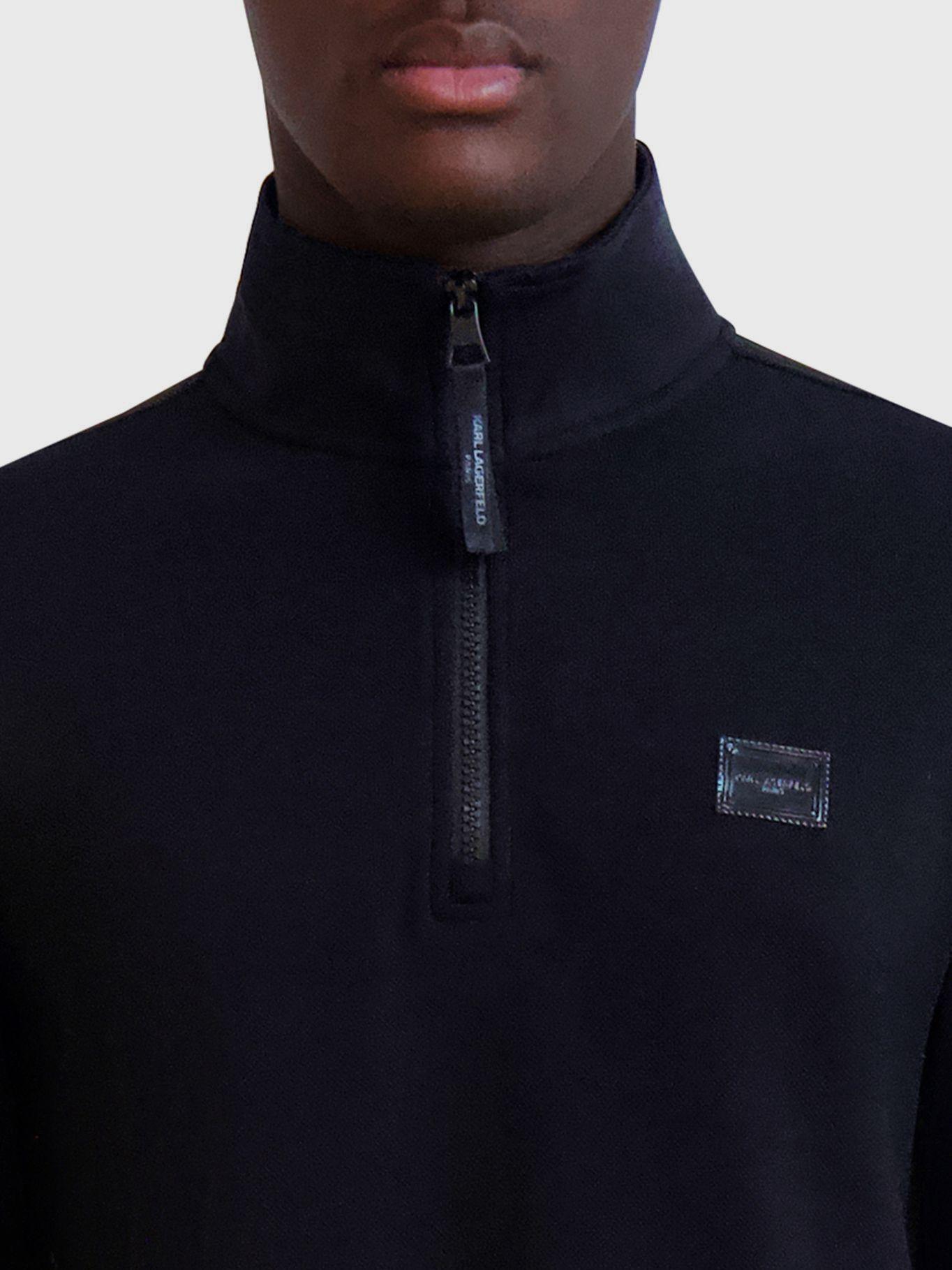 Polerón con metal logo Negro-4