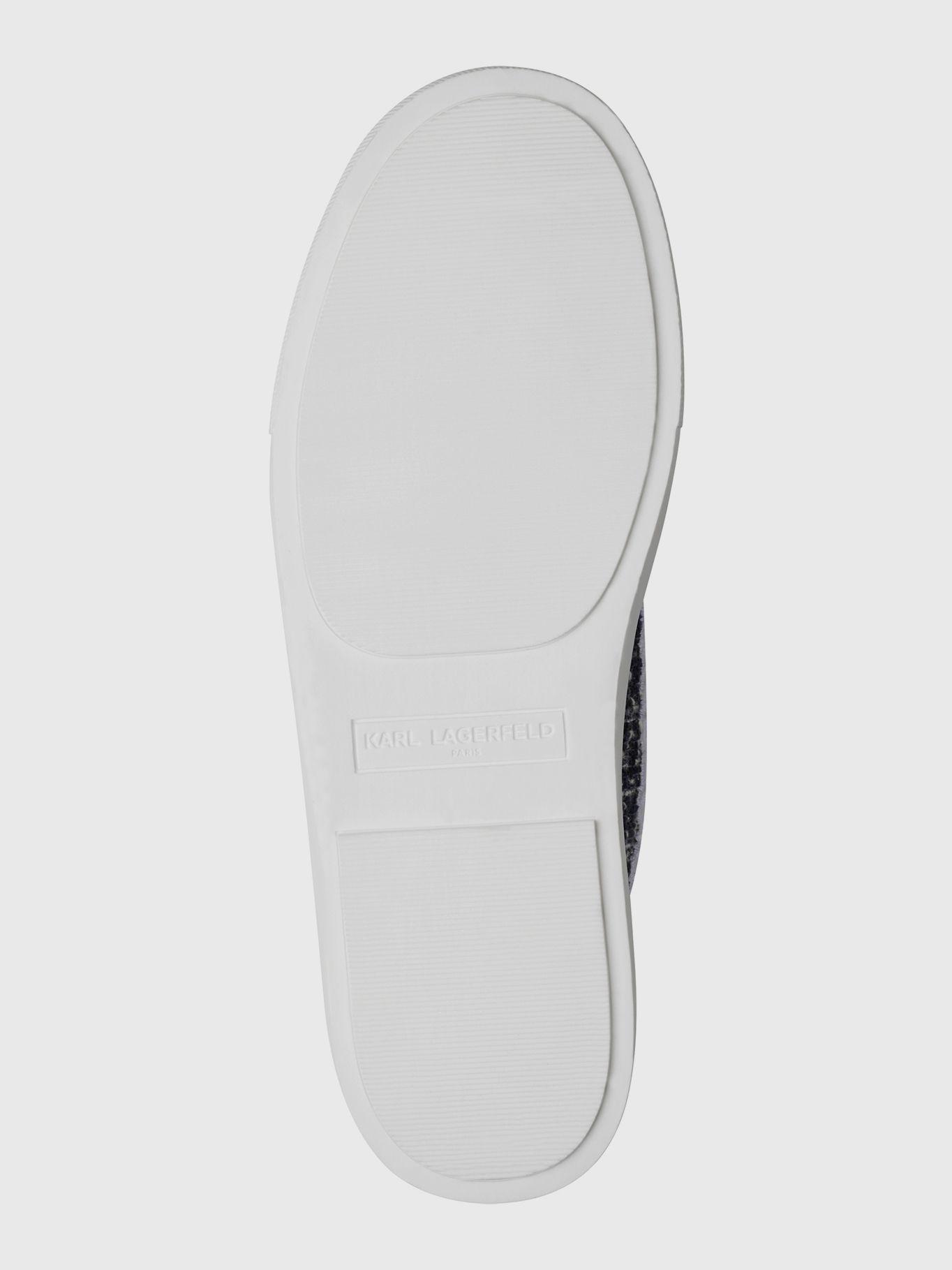 Zapatillas estampado y pines & Choupette Azul-3